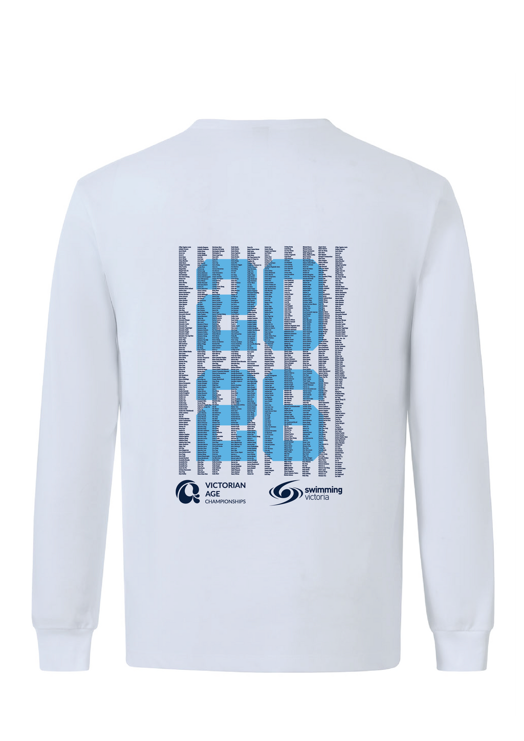 2026 VICTORIAN AGE SC CHAMPIONSHIP LONG SLEEVE TEE  - KIDS/UNISEX WHITE
