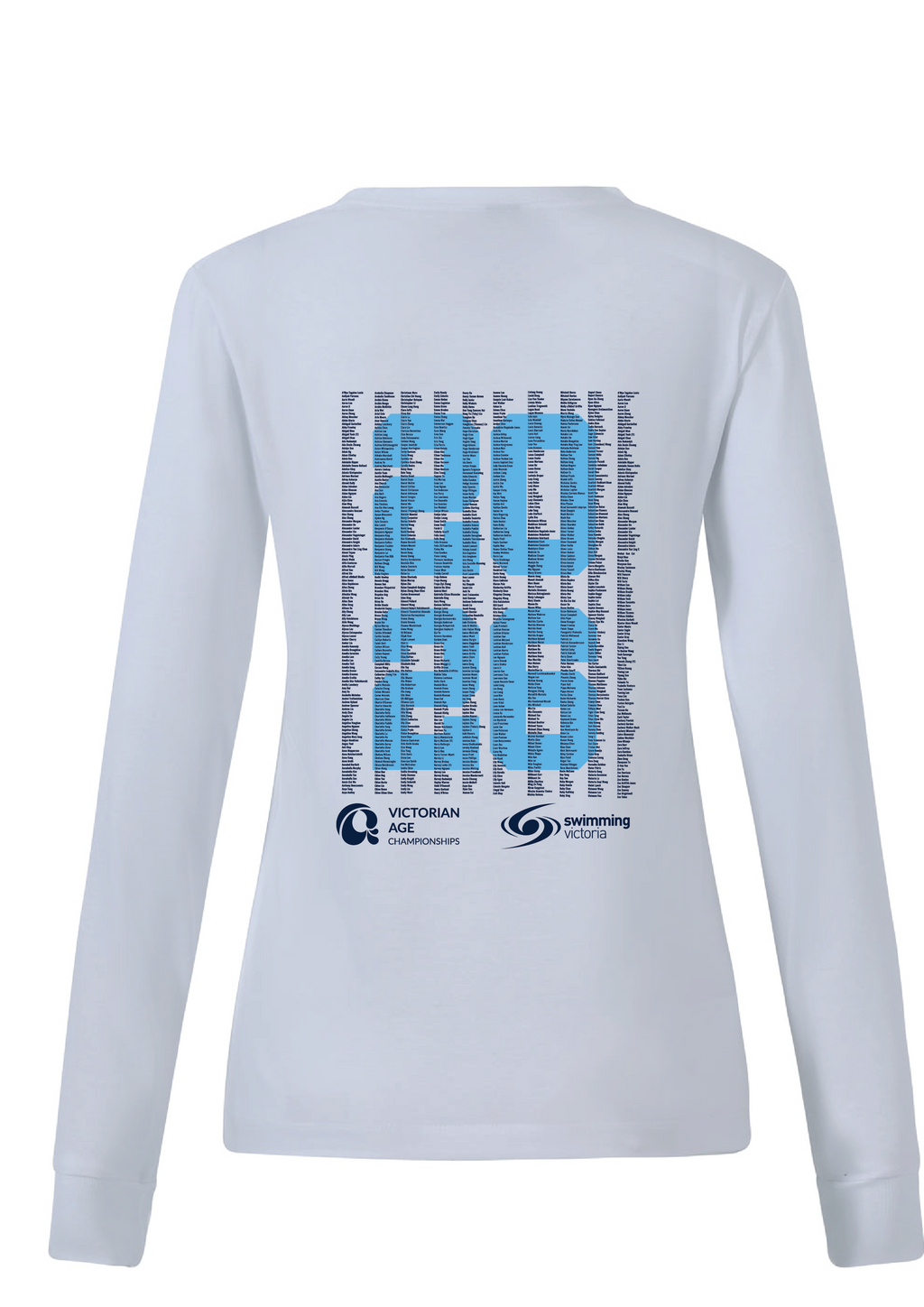 2026 VICTORIAN AGE SC CHAMPIONSHIP LONG SLEEVE TEE  - WOMENS WHITE- PRE ORDER ONLY