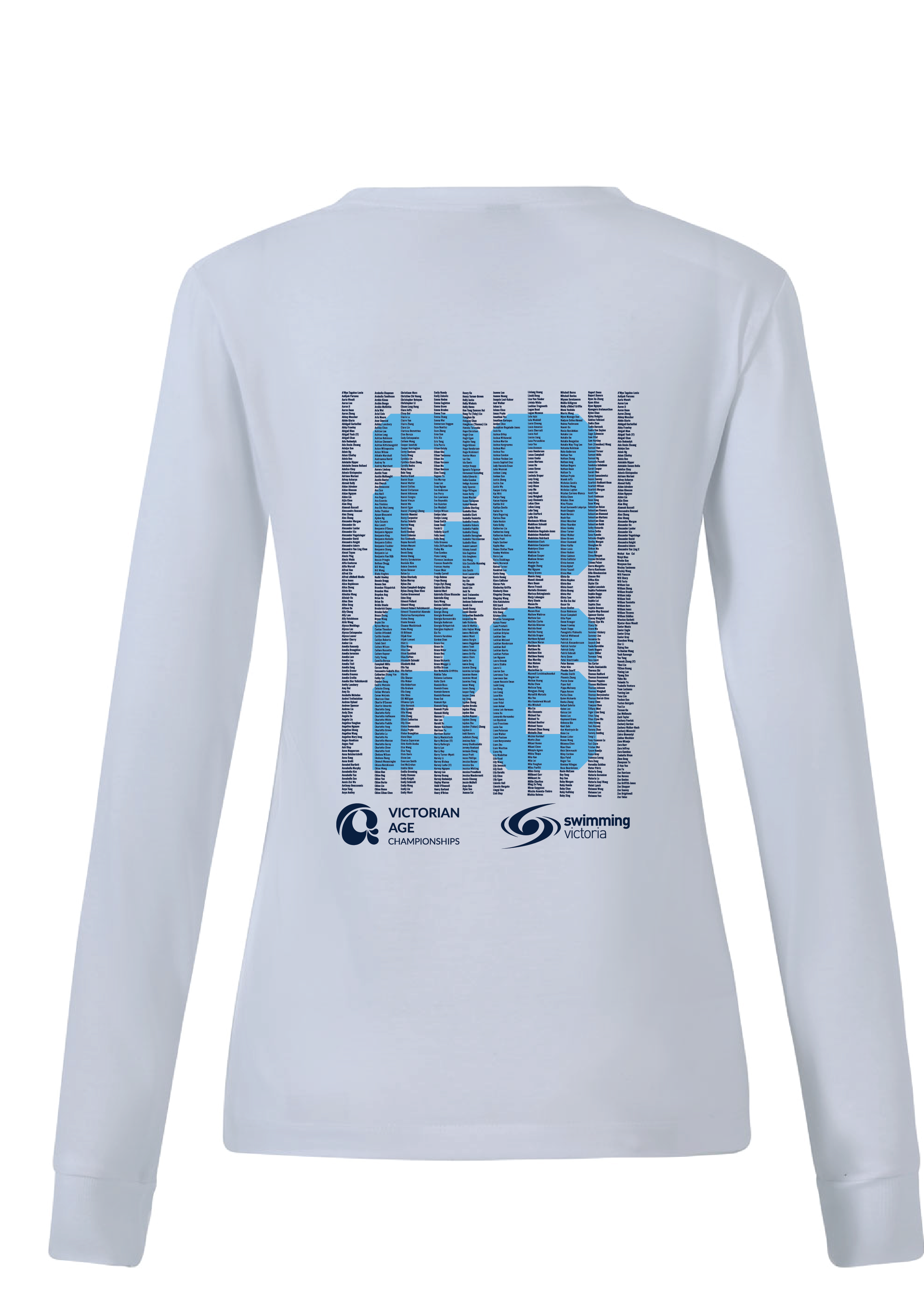 2026 VICTORIAN AGE SC CHAMPIONSHIP LONG SLEEVE TEE  - WOMENS WHITE- PRE ORDER ONLY