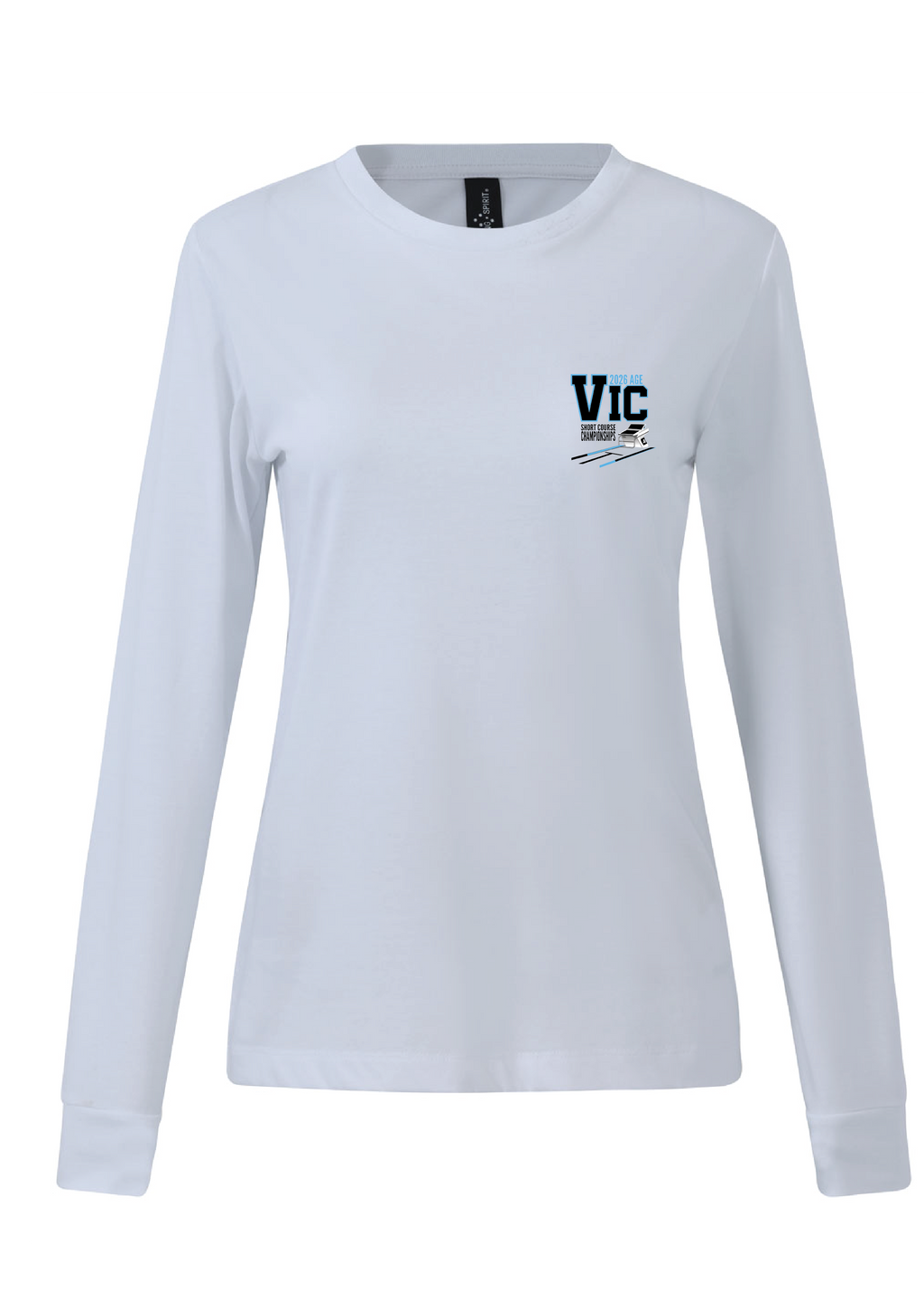 2026 VICTORIAN AGE SC CHAMPIONSHIP LONG SLEEVE TEE  - WOMENS WHITE- PRE ORDER ONLY