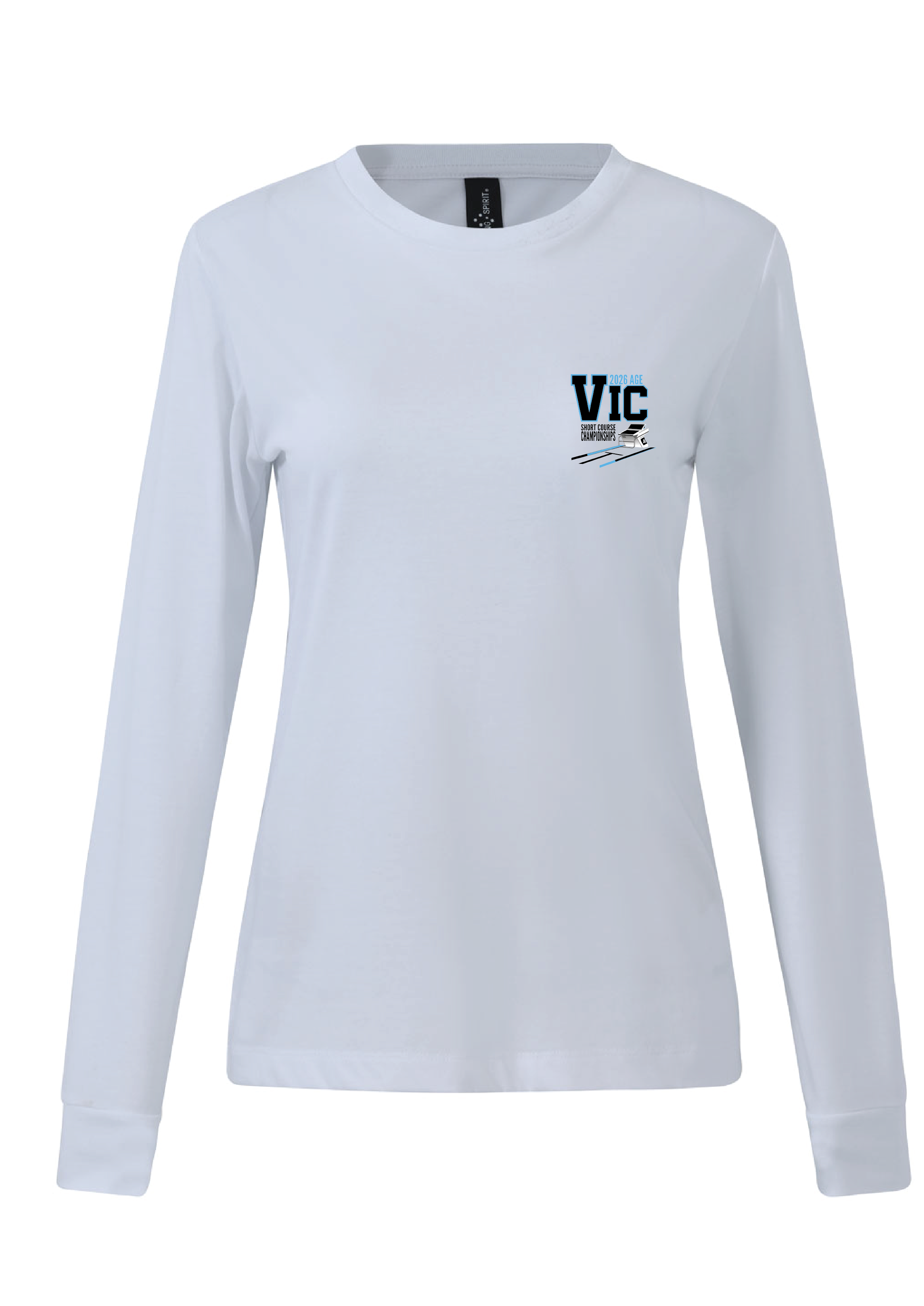 2026 VICTORIAN AGE SC CHAMPIONSHIP LONG SLEEVE TEE  - WOMENS WHITE- PRE ORDER ONLY