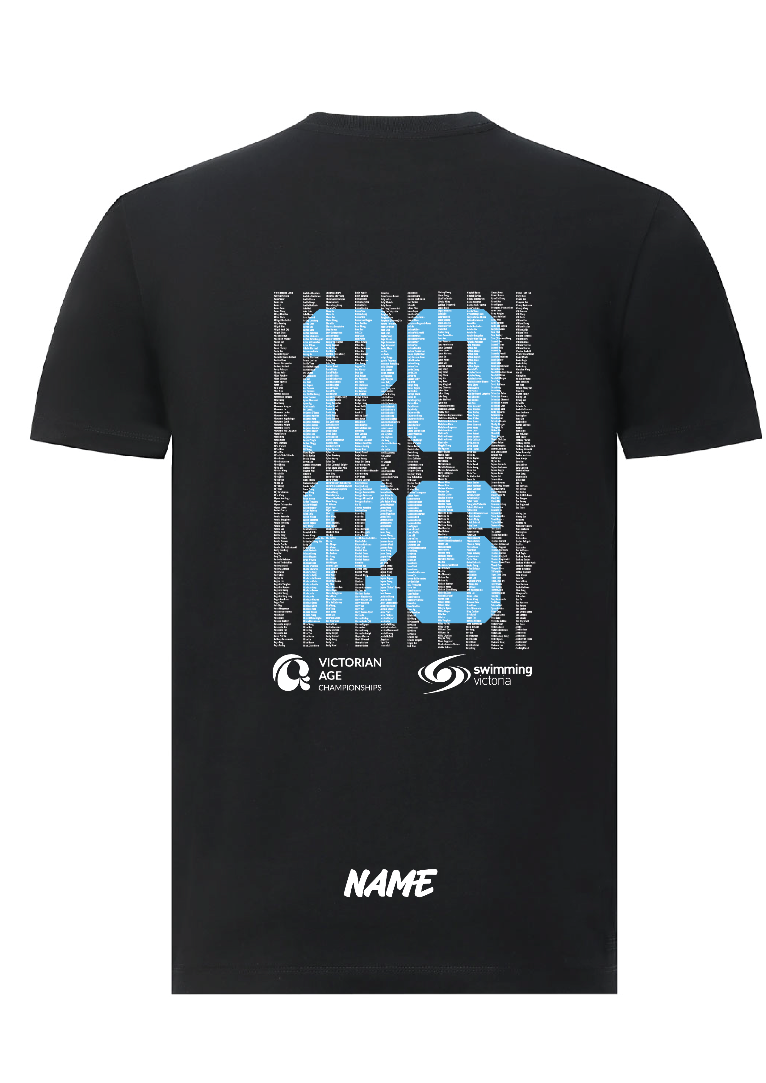 2026 VICTORIAN AGE SC CHAMPIONSHIP TEE - KIDS/UNISEX - BLACK
