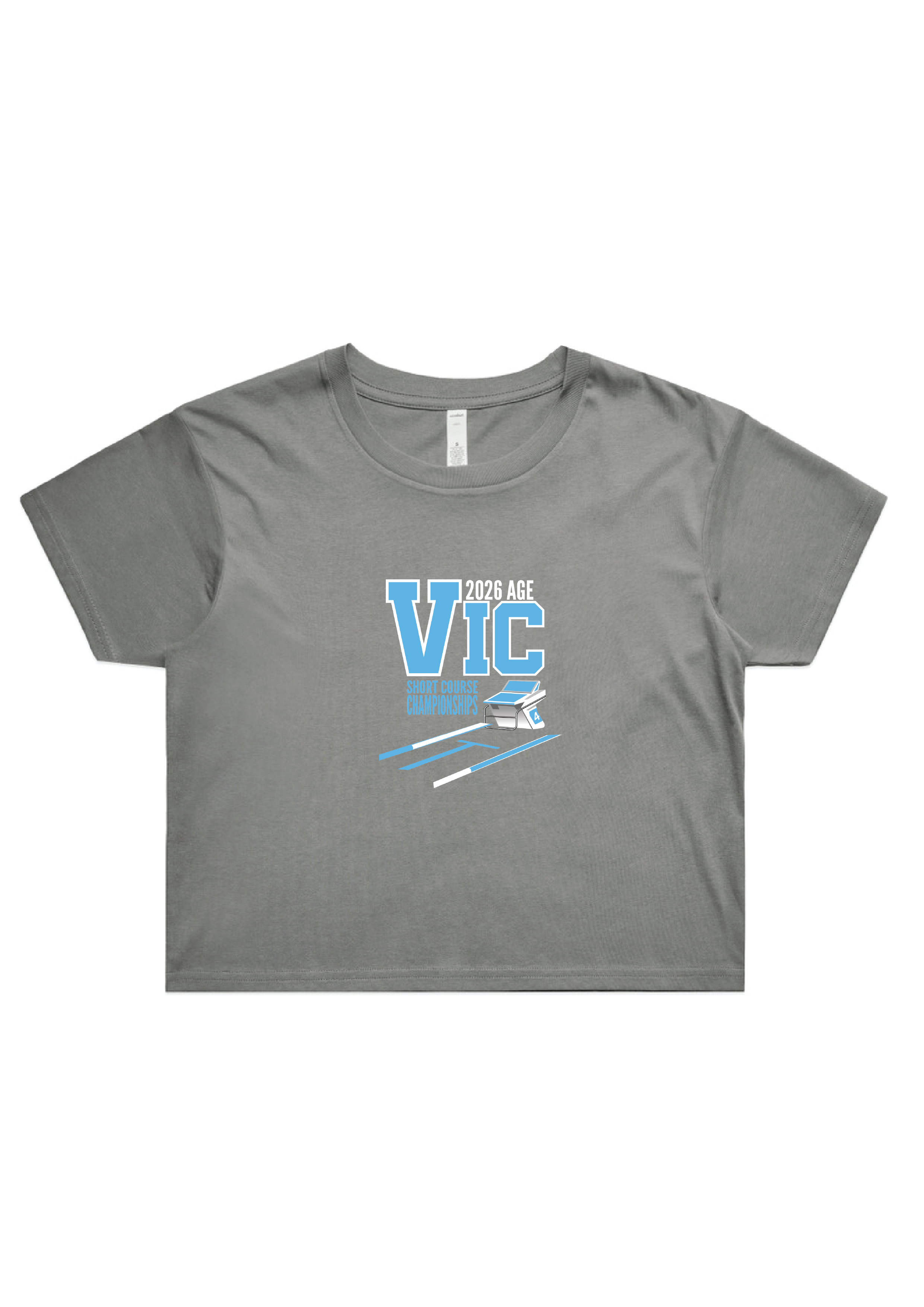 2026 VICTORIAN AGE SC CHAMPIONSHIP CROP TEE - SHADOW - PRE ORDER ONLY