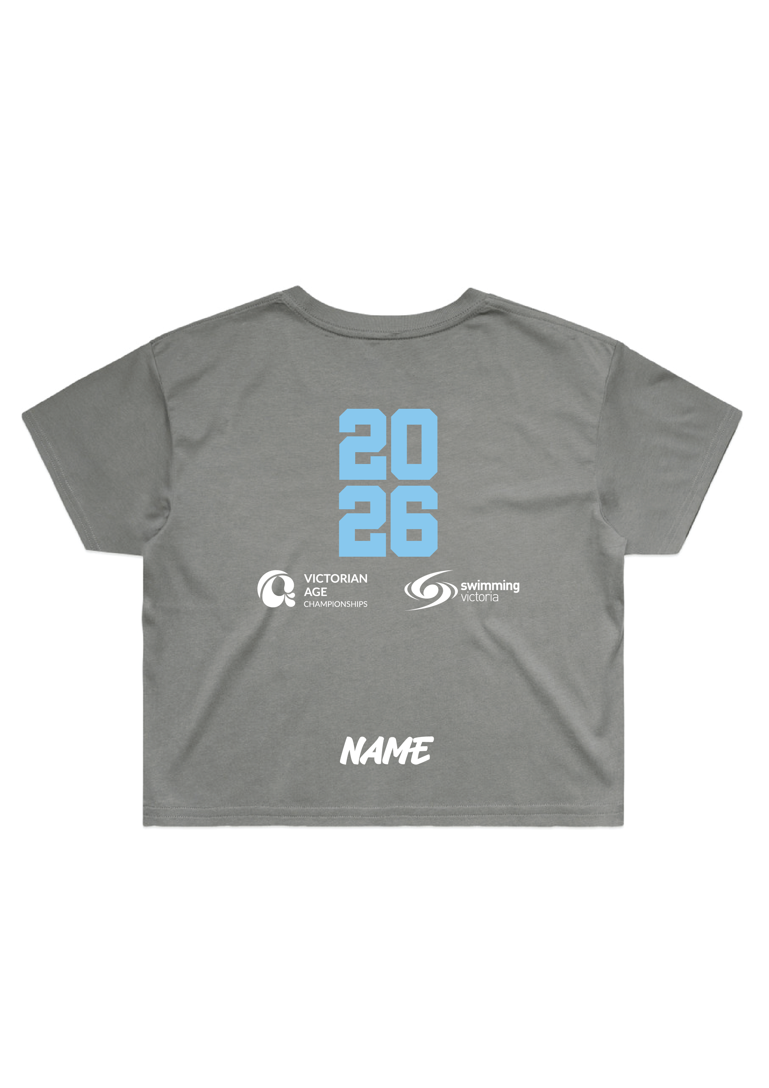 2026 VICTORIAN AGE SC CHAMPIONSHIP CROP TEE - SHADOW - PRE ORDER ONLY