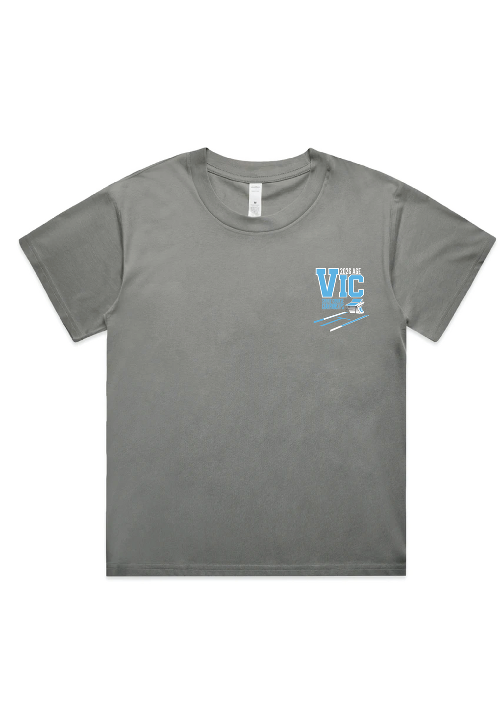 2026 VICTORIAN AGE SC CHAMPIONSHIP SHORT SLEEVE TEE - KIDS/UNISEX - STORM - PRE ORDER ONLY