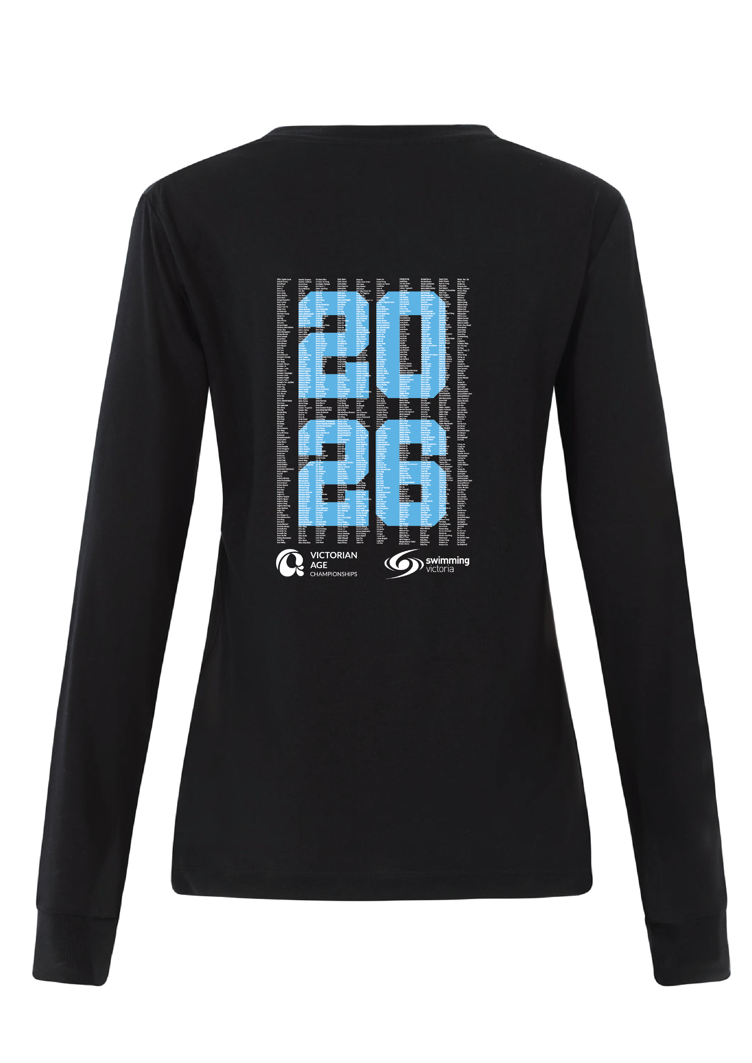 2026 VICTORIAN AGE SC CHAMPIONSHIP LONG SLEEVE TEE  - WOMENS BLACK- PRE ORDER ONLY