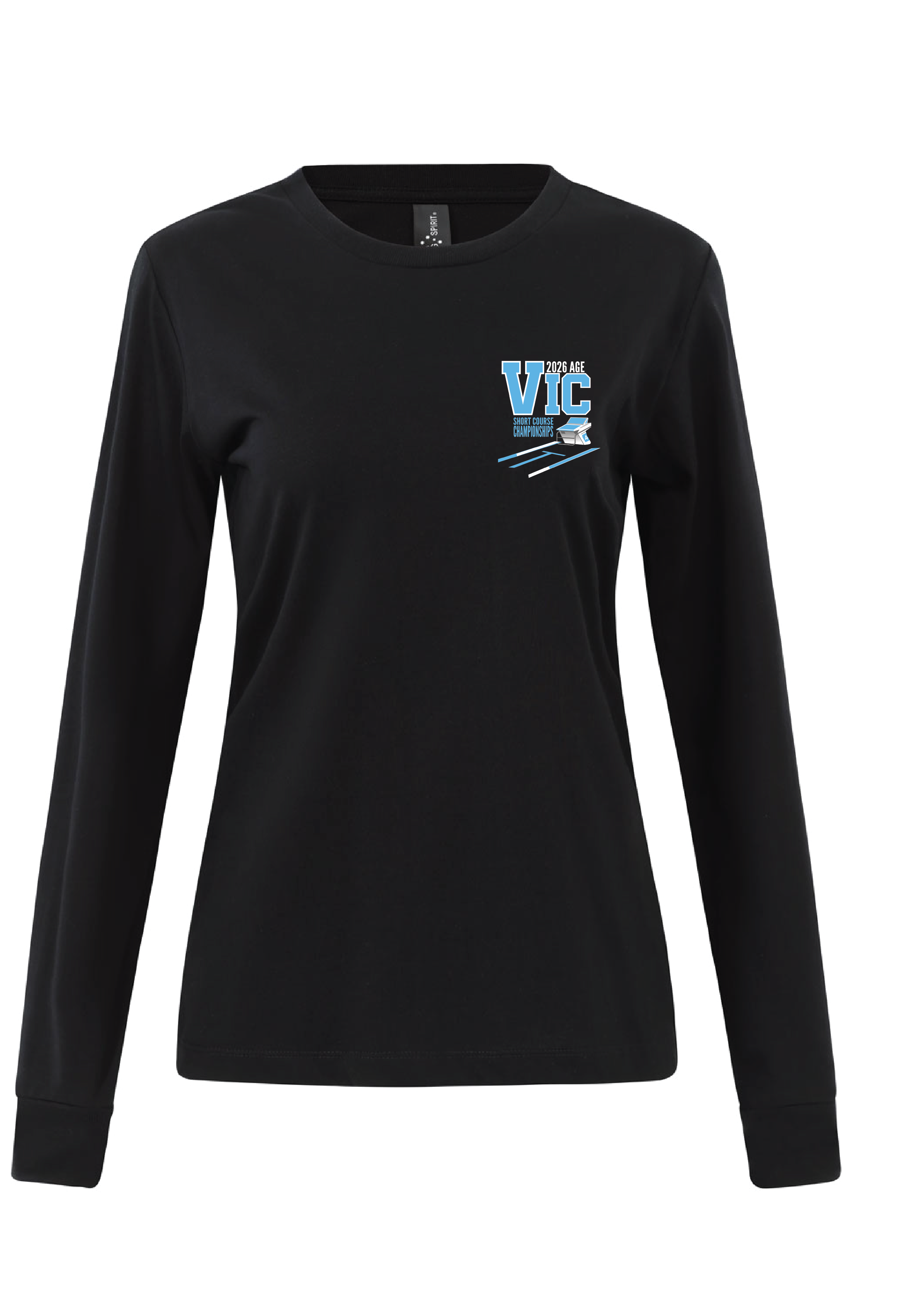 2026 VICTORIAN AGE SC CHAMPIONSHIP LONG SLEEVE TEE  - WOMENS BLACK- PRE ORDER ONLY