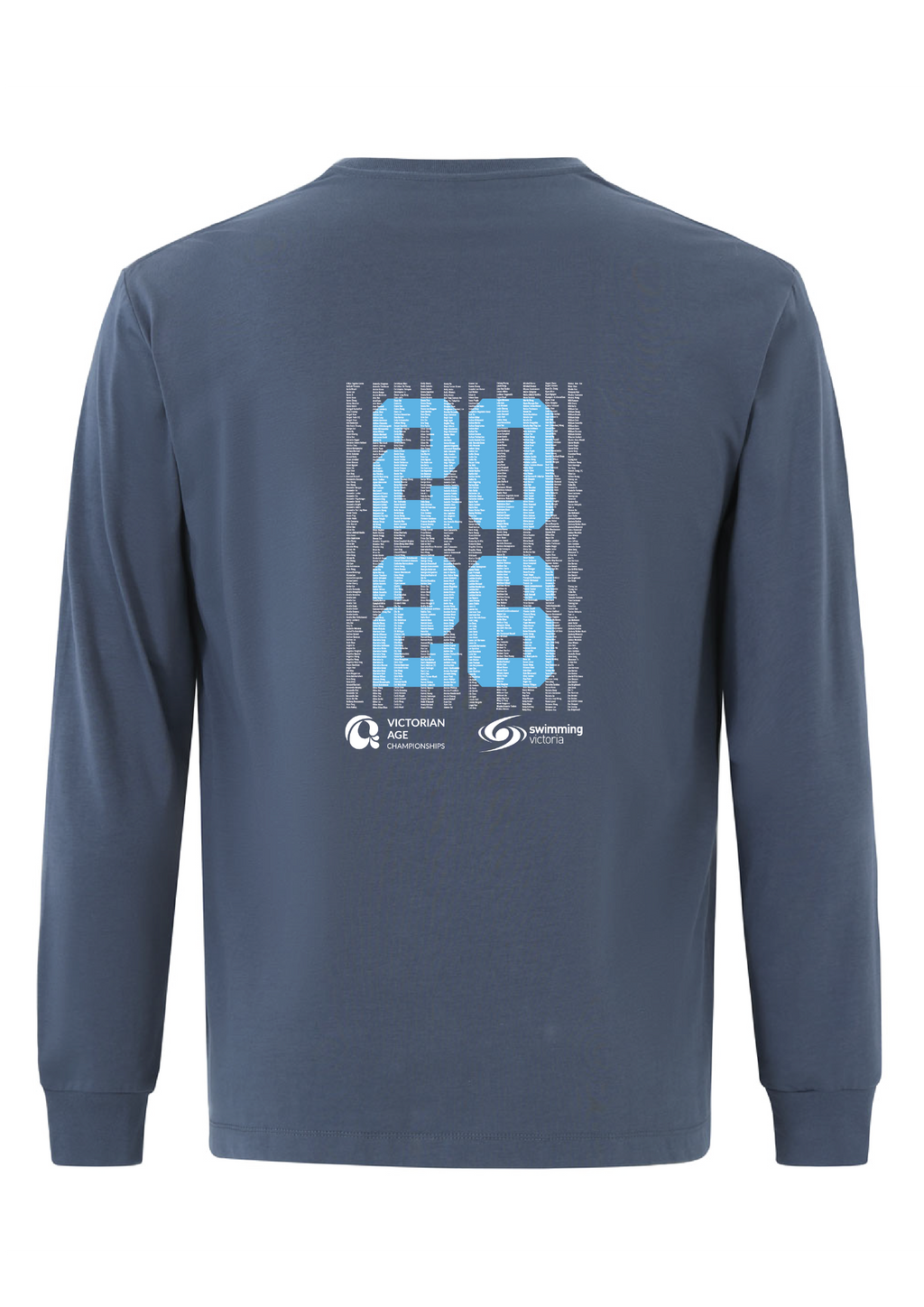 2026 VICTORIAN AGE SC CHAMPIONSHIP LONG SLEEVE TEE  - UNISEX SLATE BLUE- PRE ORDER ONLY