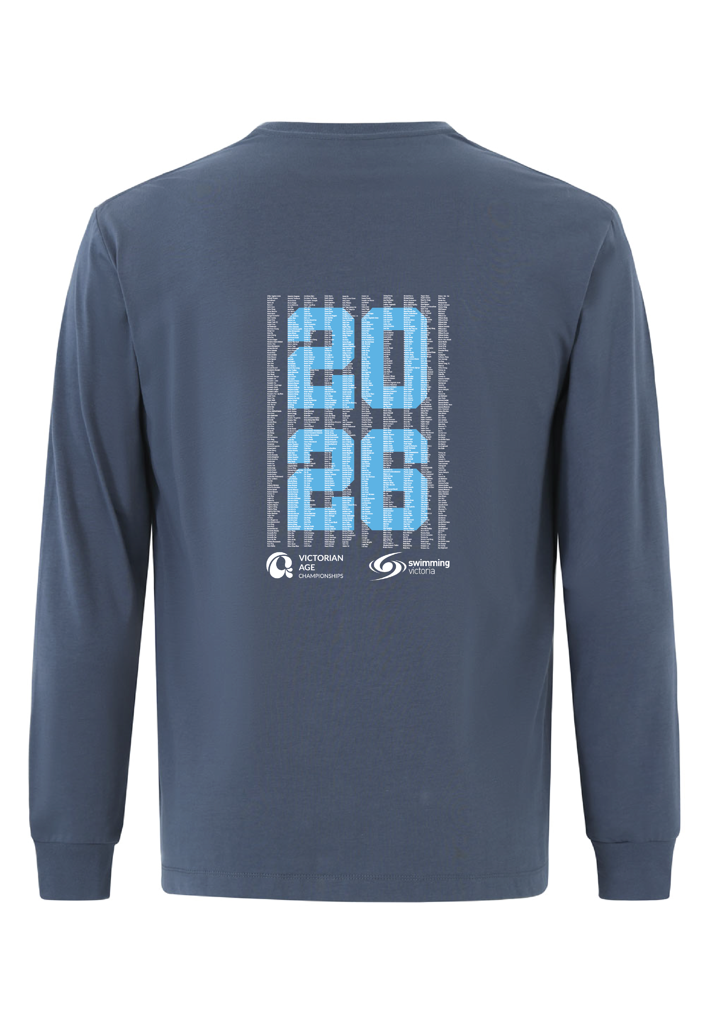2026 VICTORIAN AGE SC CHAMPIONSHIP LONG SLEEVE TEE  - UNISEX SLATE BLUE- PRE ORDER ONLY
