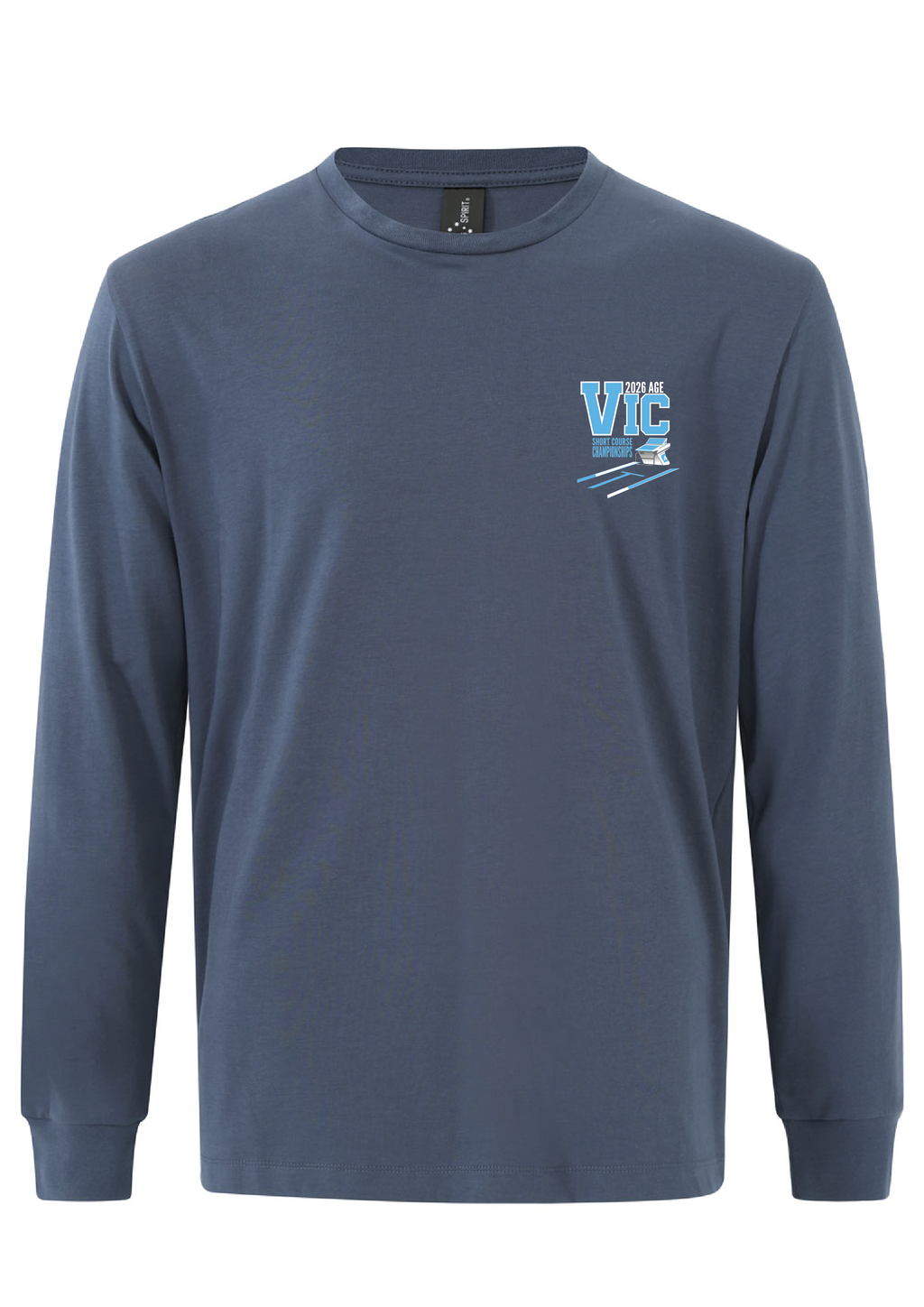 2026 VICTORIAN AGE SC CHAMPIONSHIP LONG SLEEVE TEE  - UNISEX SLATE BLUE- PRE ORDER ONLY