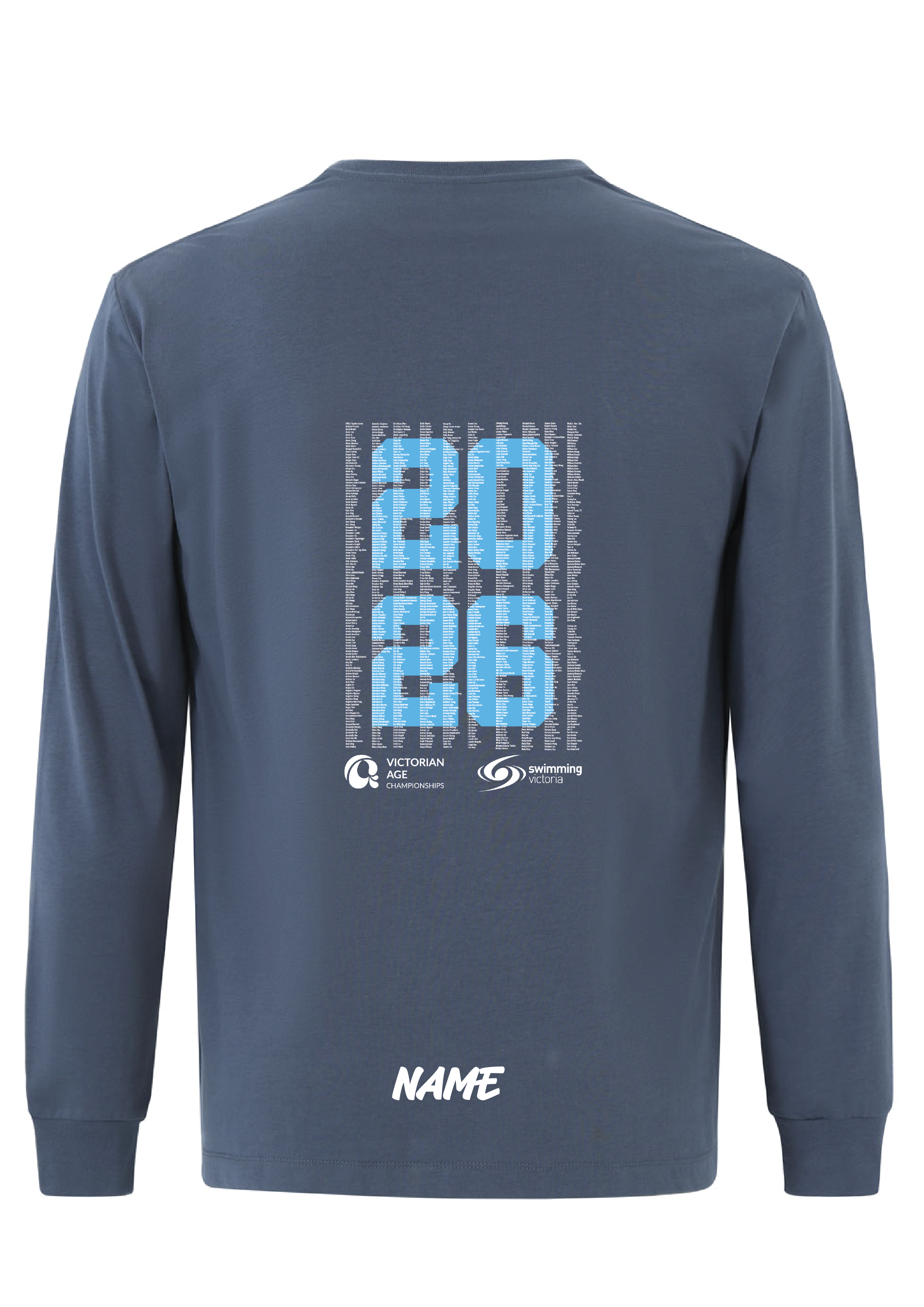 2026 VICTORIAN AGE SC CHAMPIONSHIP LONG SLEEVE TEE  - UNISEX SLATE BLUE- PRE ORDER ONLY