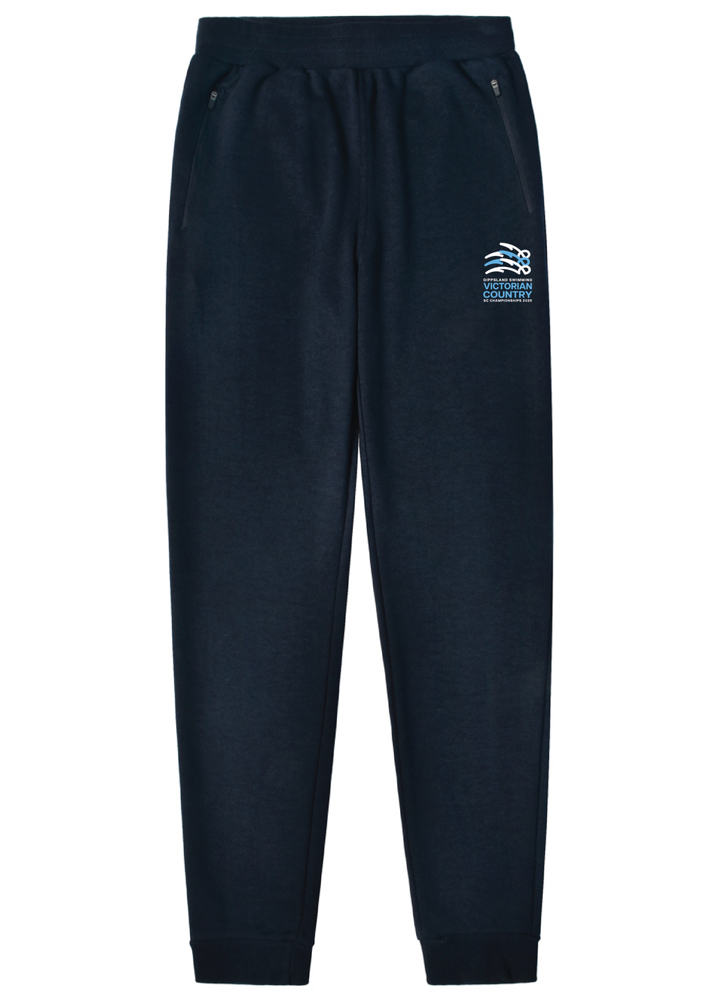 2026 COUNTRY SC CHAMPIONSHIP TRACKPANT ZIP POCKETS - NAVY /BLUE PRINT