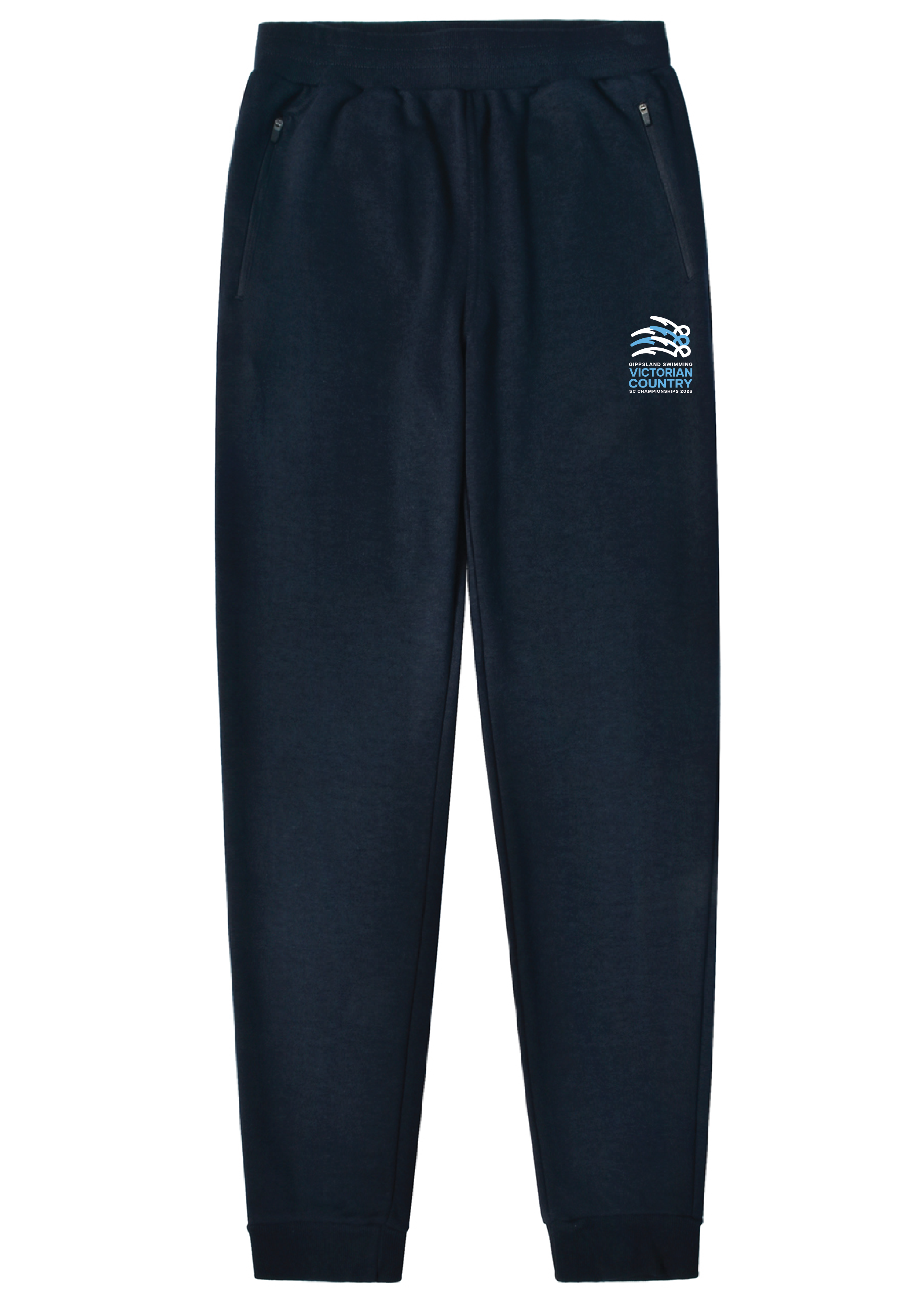 2026 COUNTRY SC CHAMPIONSHIP TRACKPANT ZIP POCKETS - NAVY /BLUE PRINT