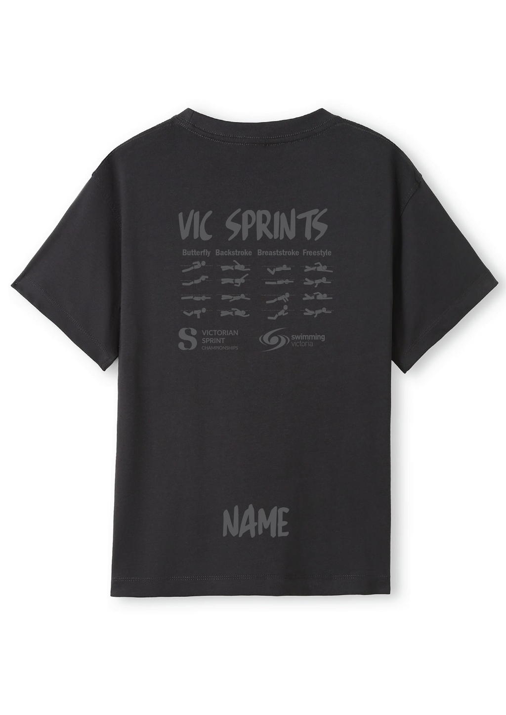 2026 VICTORIAN SPRINT CHAMPIONSHIPS SHORT SLEEVE TEE - CHARCOAL