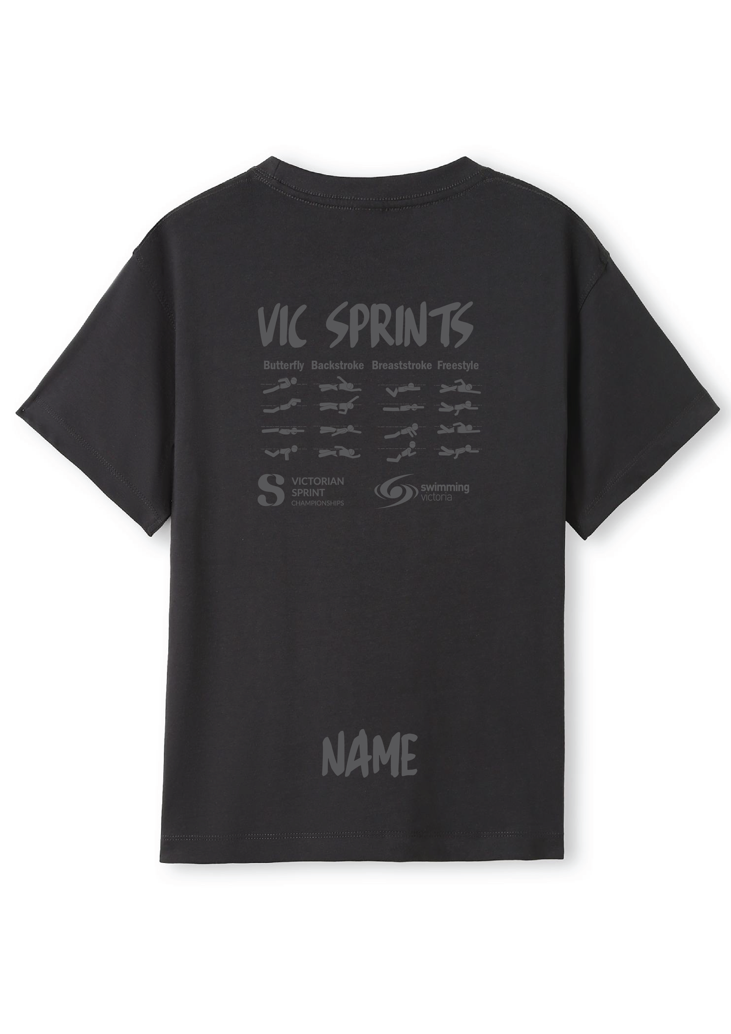 2026 VICTORIAN SPRINT CHAMPIONSHIPS SHORT SLEEVE TEE - CHARCOAL