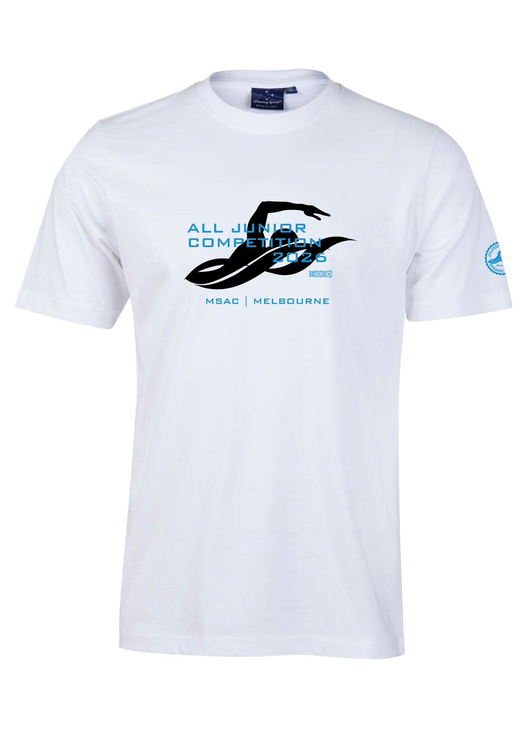 2026 VICTORIAN ALL JUNIOR COMPETITION SHORT SLEEVE TEE - WHITE