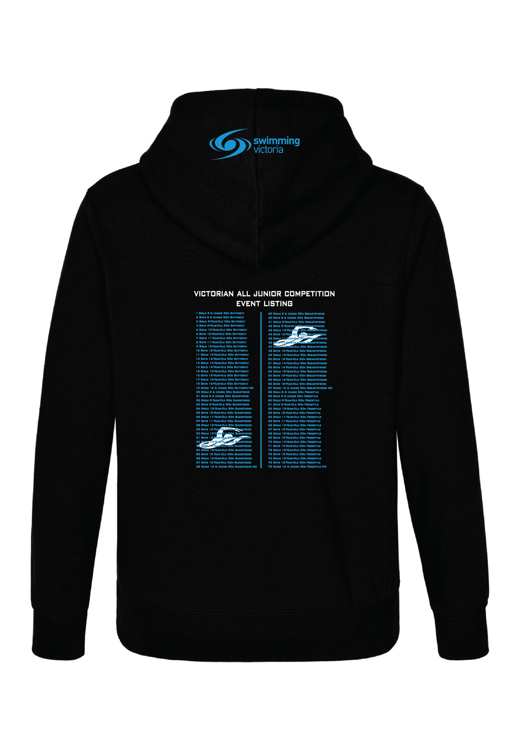 2026 VICTORIAN ALL JUNIOR COMPETITION HOODIE - BLACK