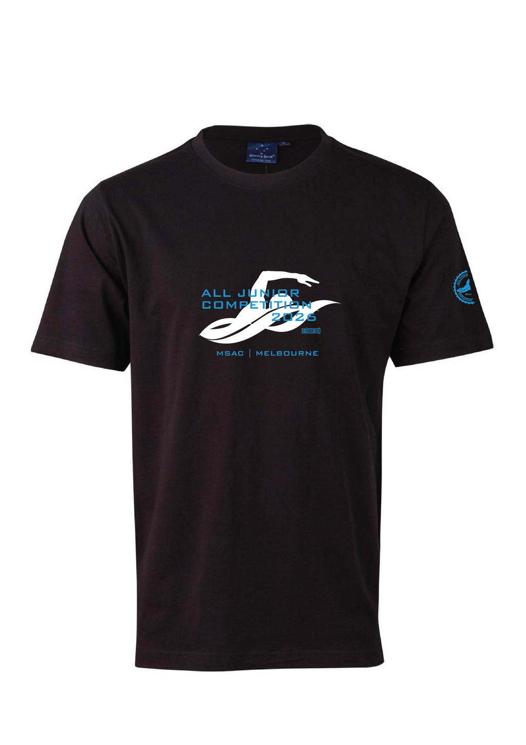 2026 VICTORIAN ALL JUNIOR COMPETITION SHORT SLEEVE TEE - BLACK
