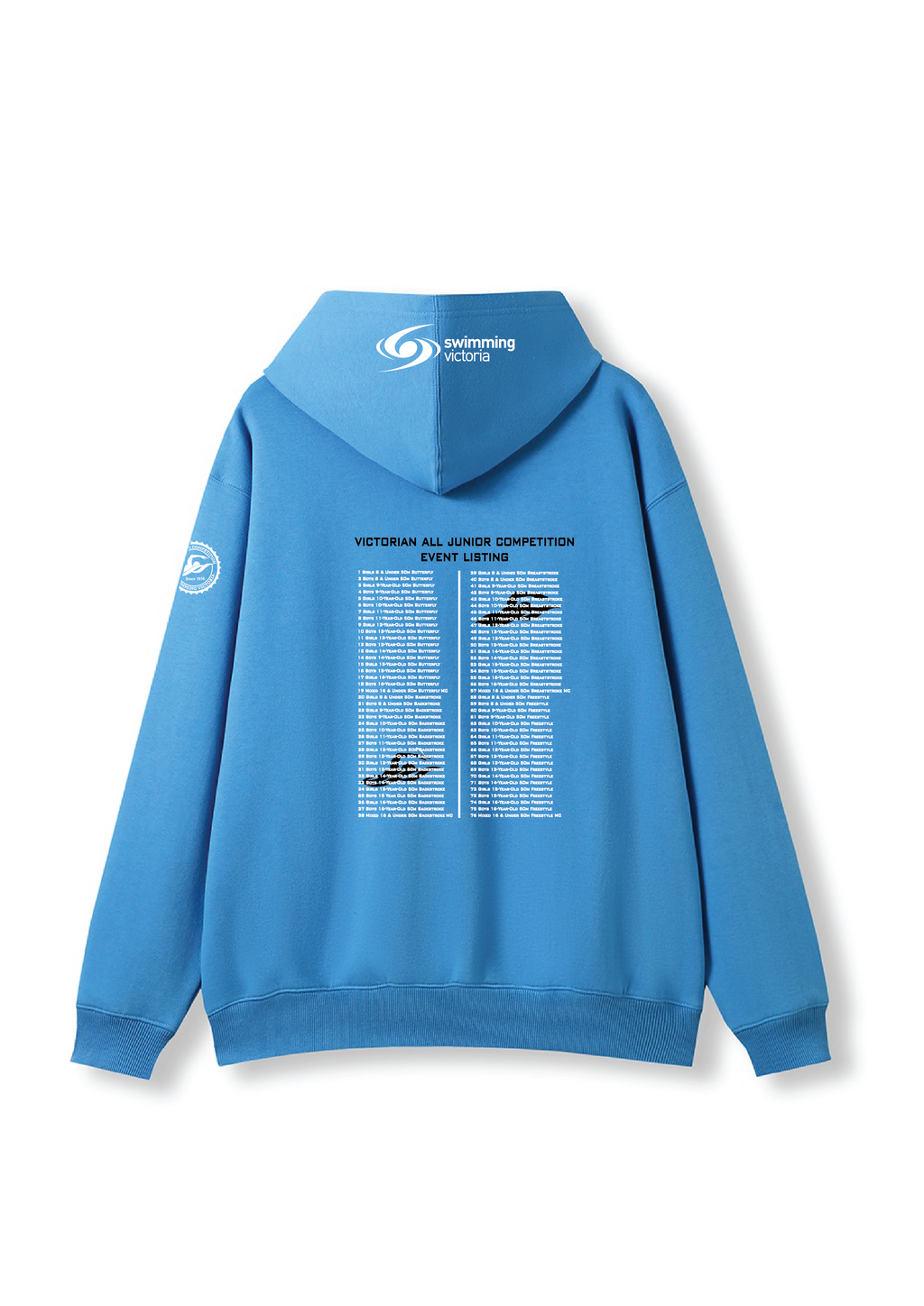 2026 VICTORIAN ALL JUNIOR COMPETITION HOODIE - BLUE