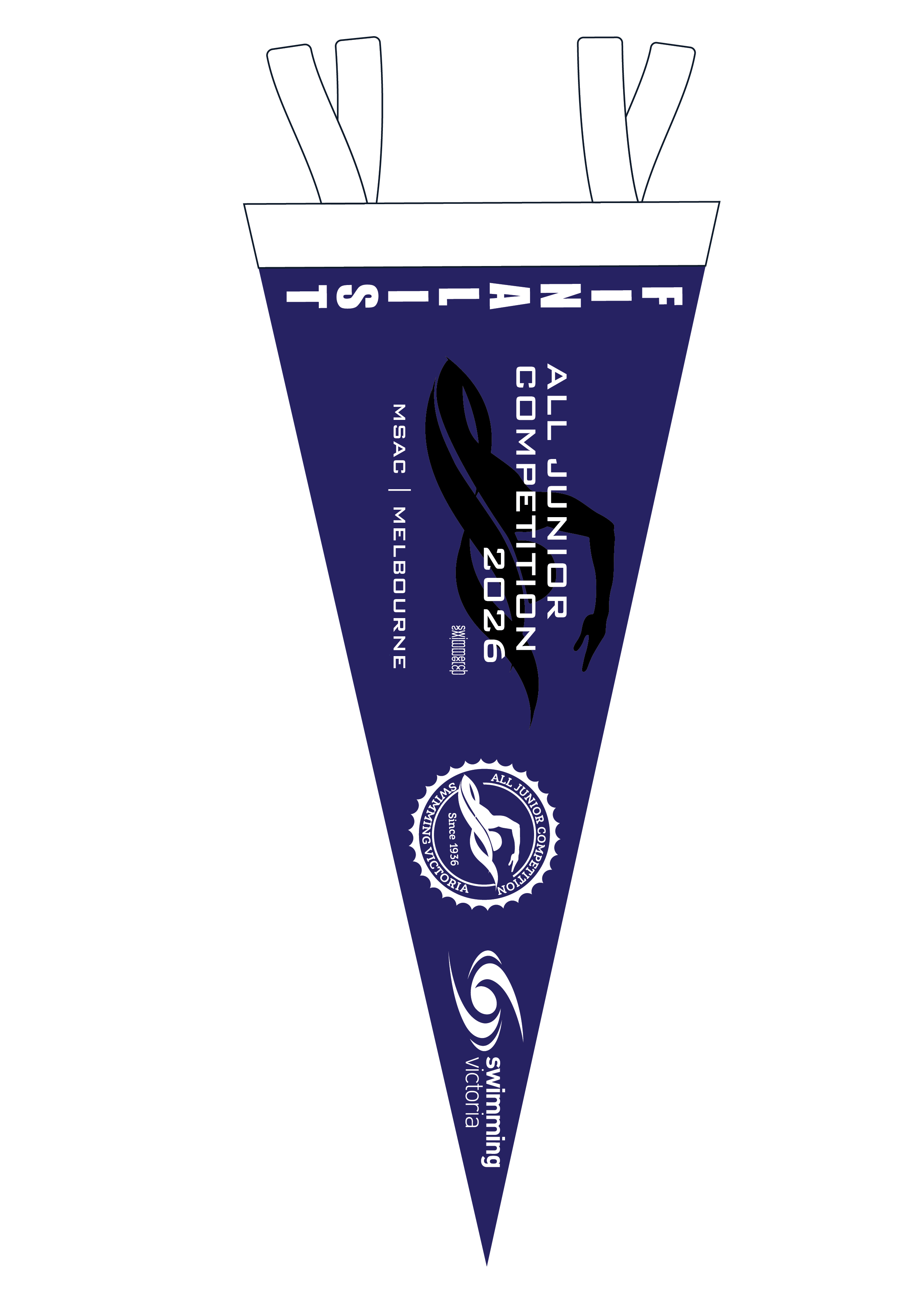 2026 VICTORIAN ALL JUNIOR COMPETITION FELT PENNANT FINALIST
