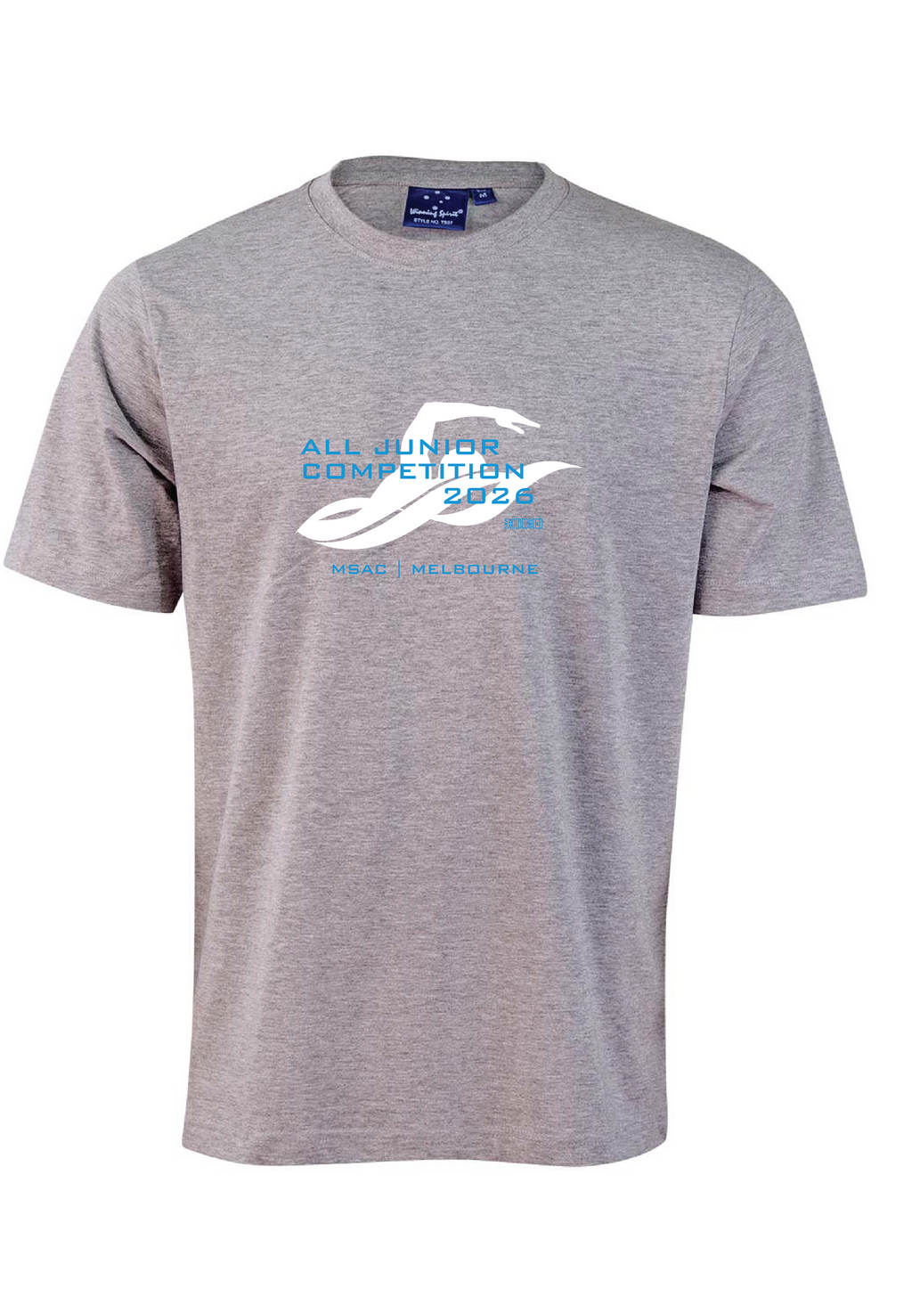 2026 VICTORIAN ALL JUNIOR COMPETITION SHORT SLEEVE TEE - GREY MARLE
