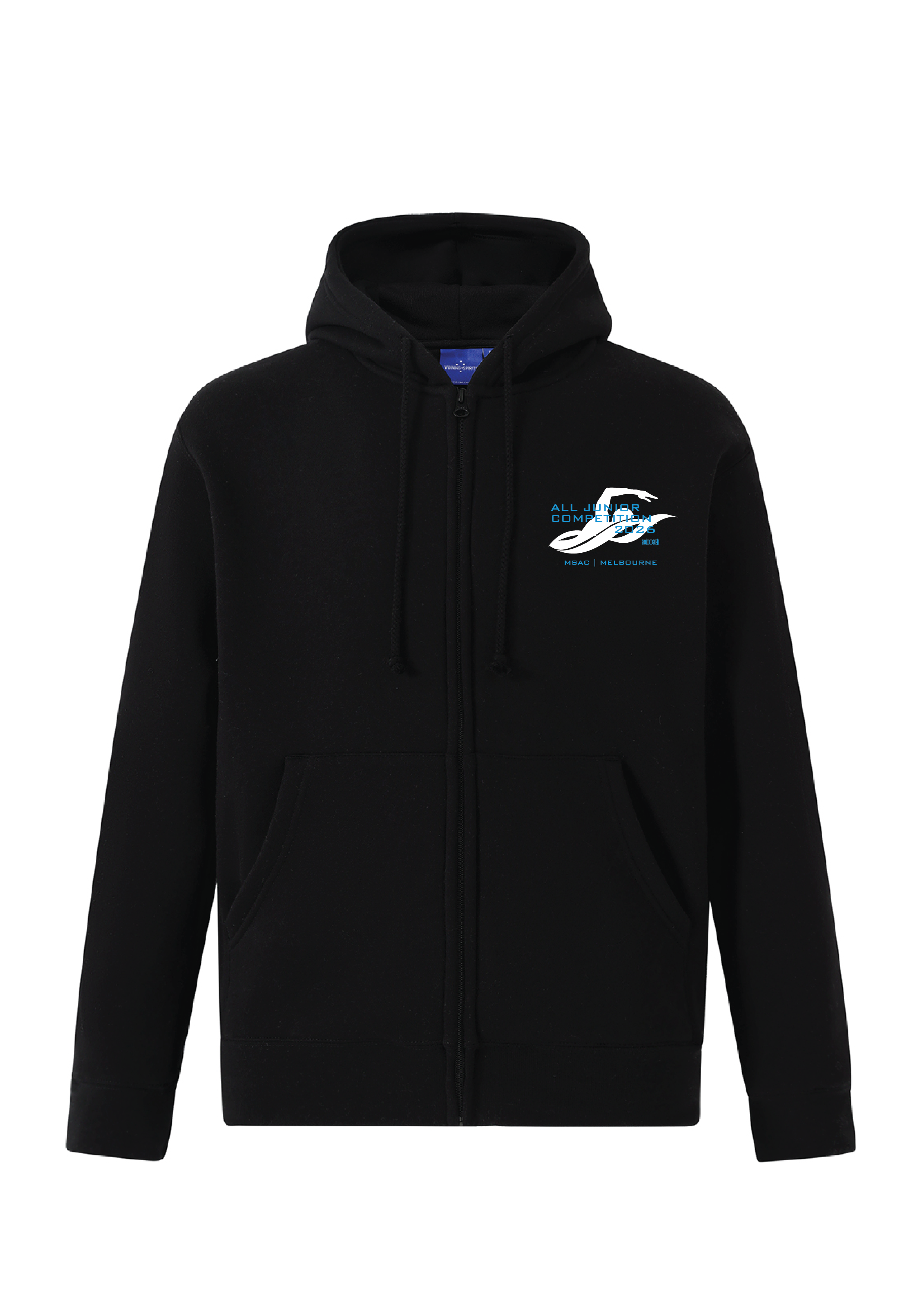 2026 VICTORIAN ALL JUNIOR COMPETITION ZIP THRU HOODIE- BLACK