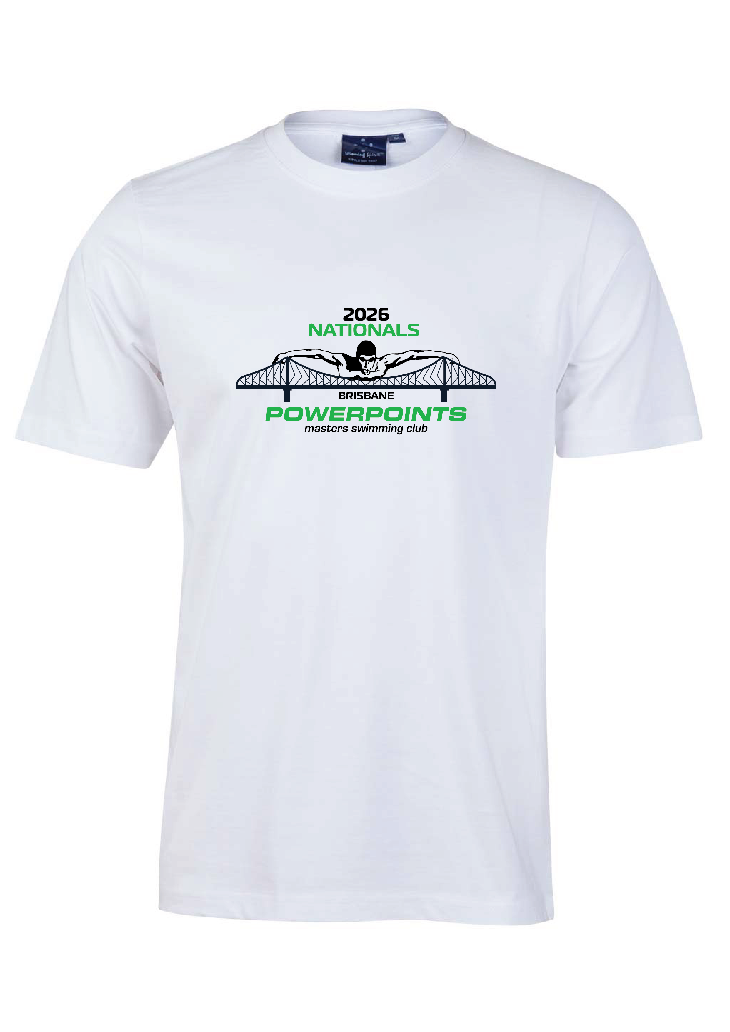 2026 Powerpoints Nationals short sleeve tee - Unisex - White