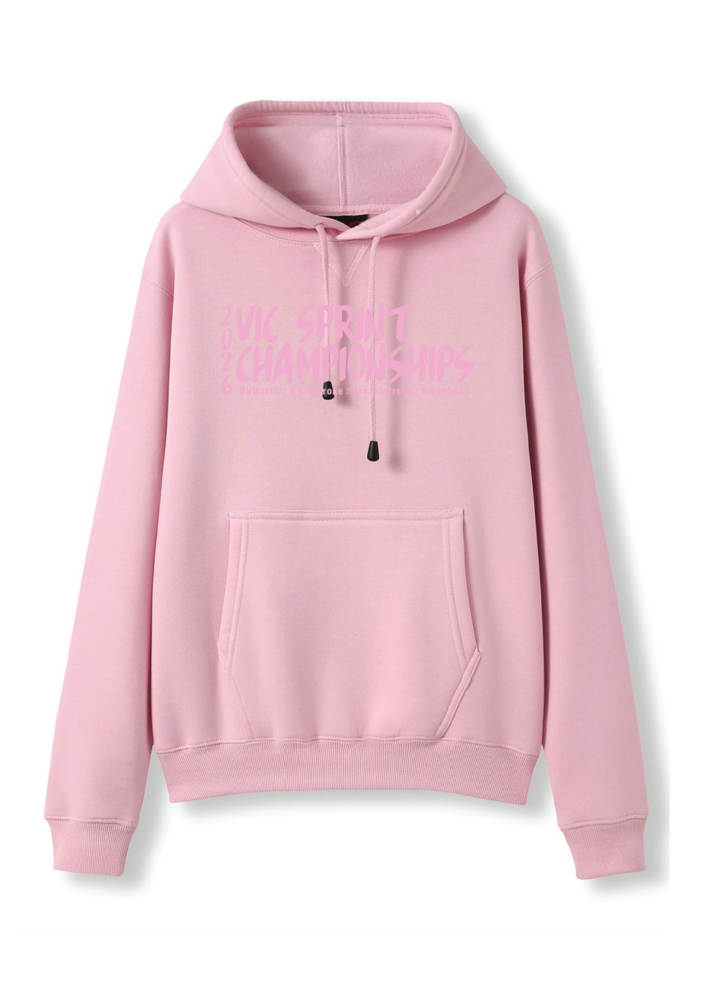 2026 VICTORIAN SPRINT CHAMPIONSHIP HOODIE  -  PALE PINK