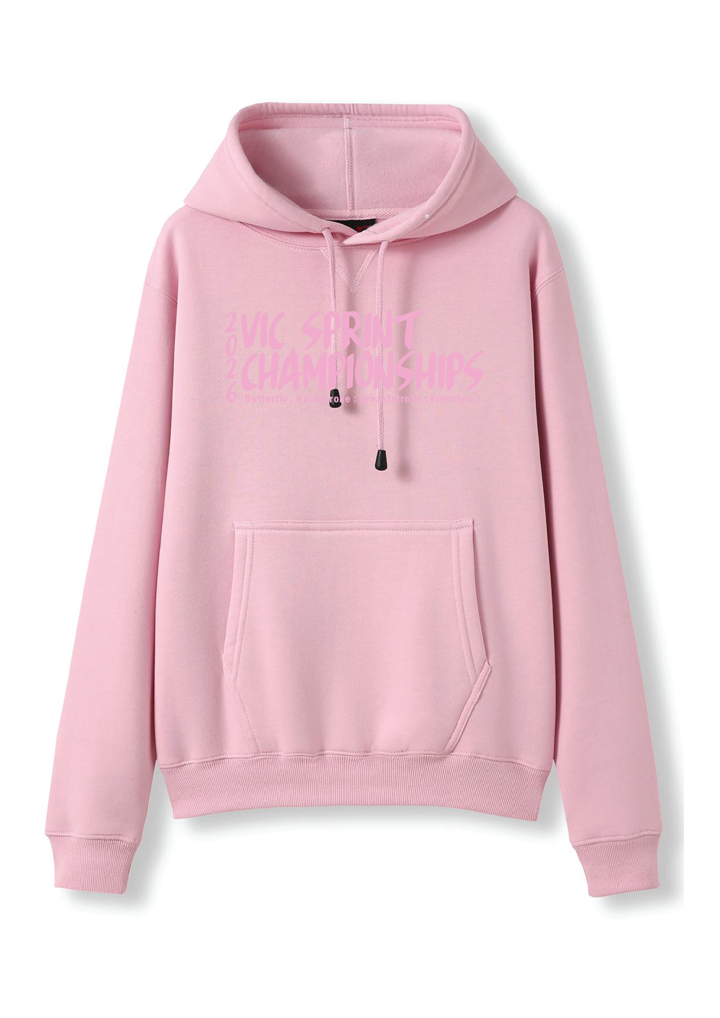 2026 VICTORIAN SPRINT CHAMPIONSHIP HOODIE  -  PALE PINK