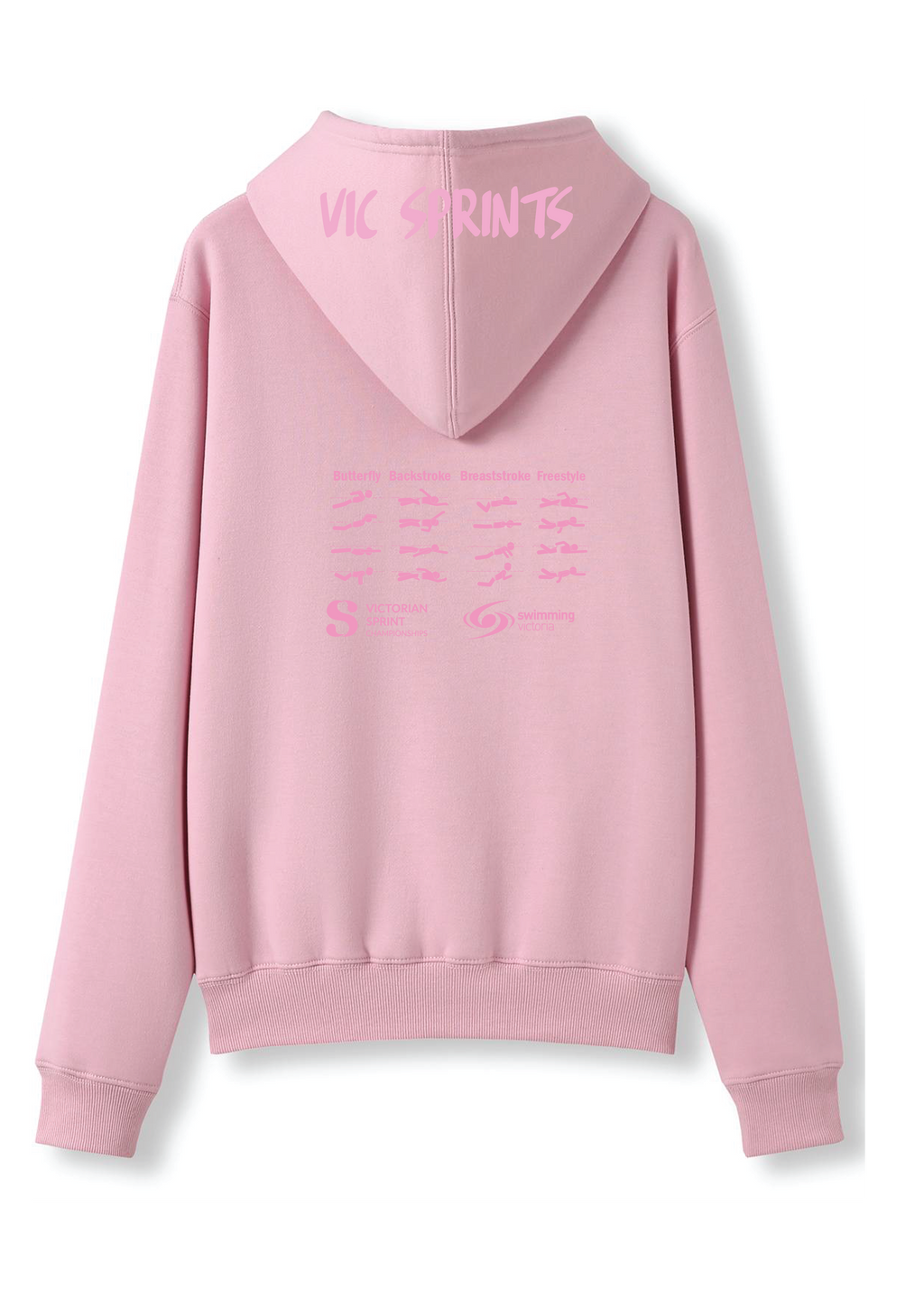 2026 VICTORIAN SPRINT CHAMPIONSHIP HOODIE  -  PALE PINK
