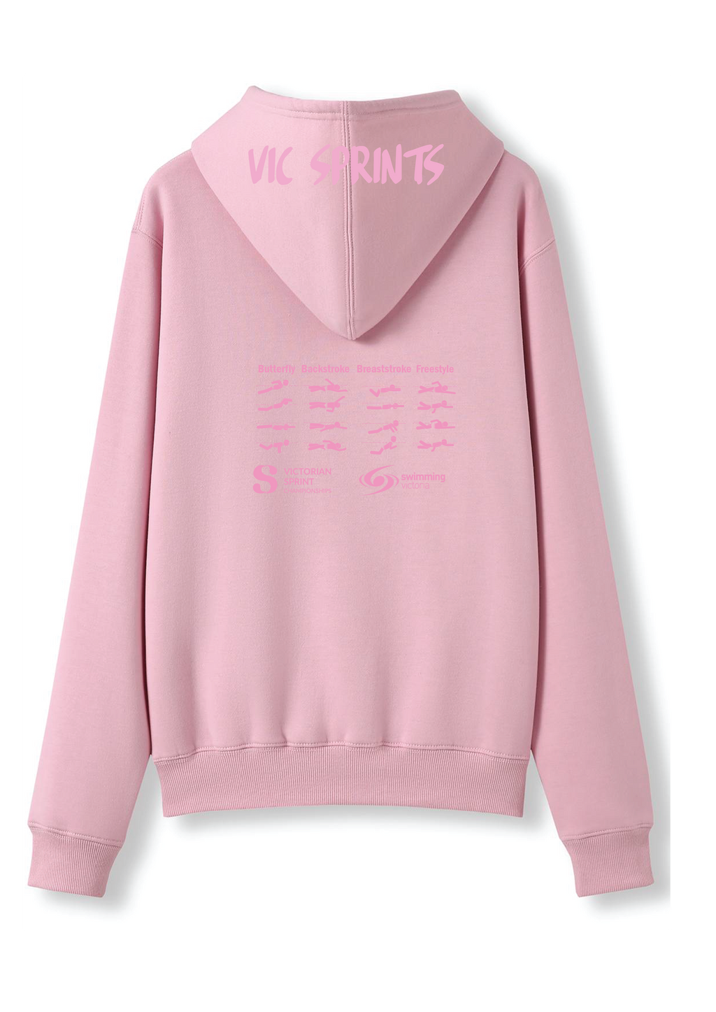 2026 VICTORIAN SPRINT CHAMPIONSHIP ZIP THRU HOODIE- PALE PINK