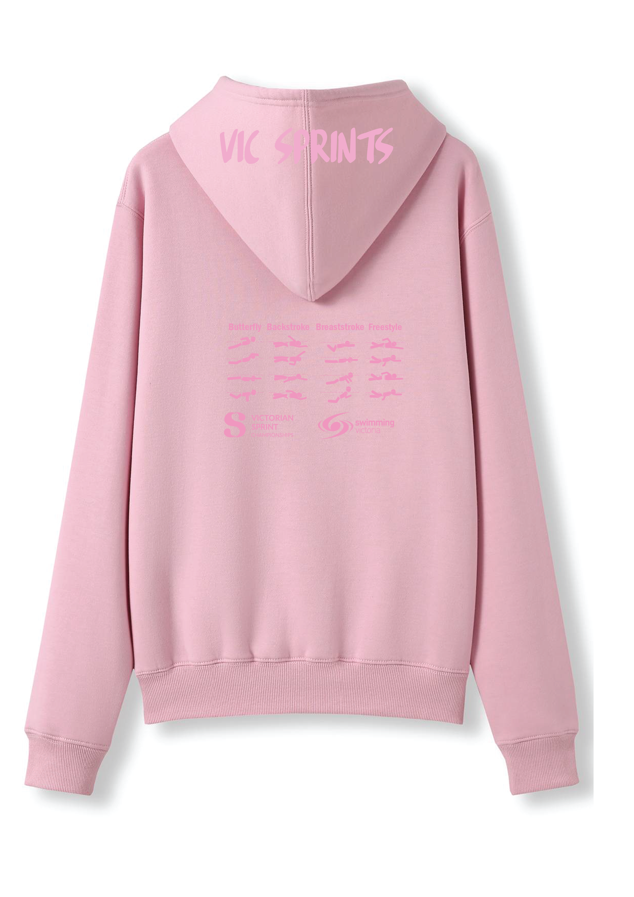 2026 VICTORIAN SPRINT CHAMPIONSHIP ZIP THRU HOODIE- PALE PINK