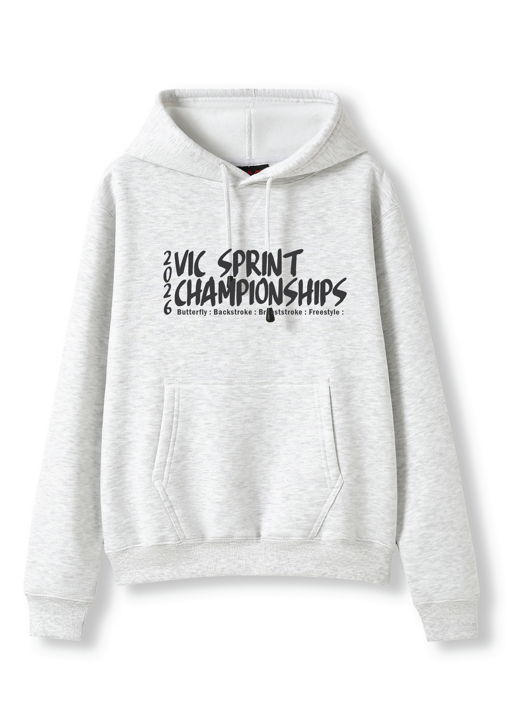 2026 VICTORIAN SPRINT CHAMPIONSHIP HOODIE -  WHITE MARLE