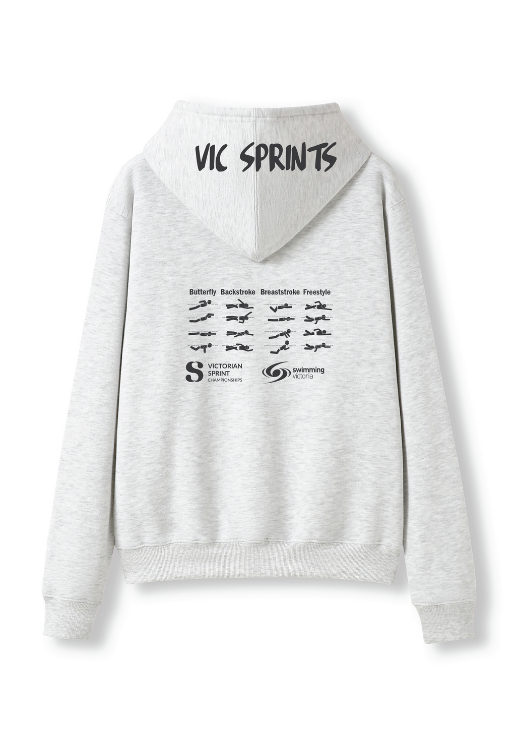 2026 VICTORIAN SPRINT CHAMPIONSHIP HOODIE -  WHITE MARLE