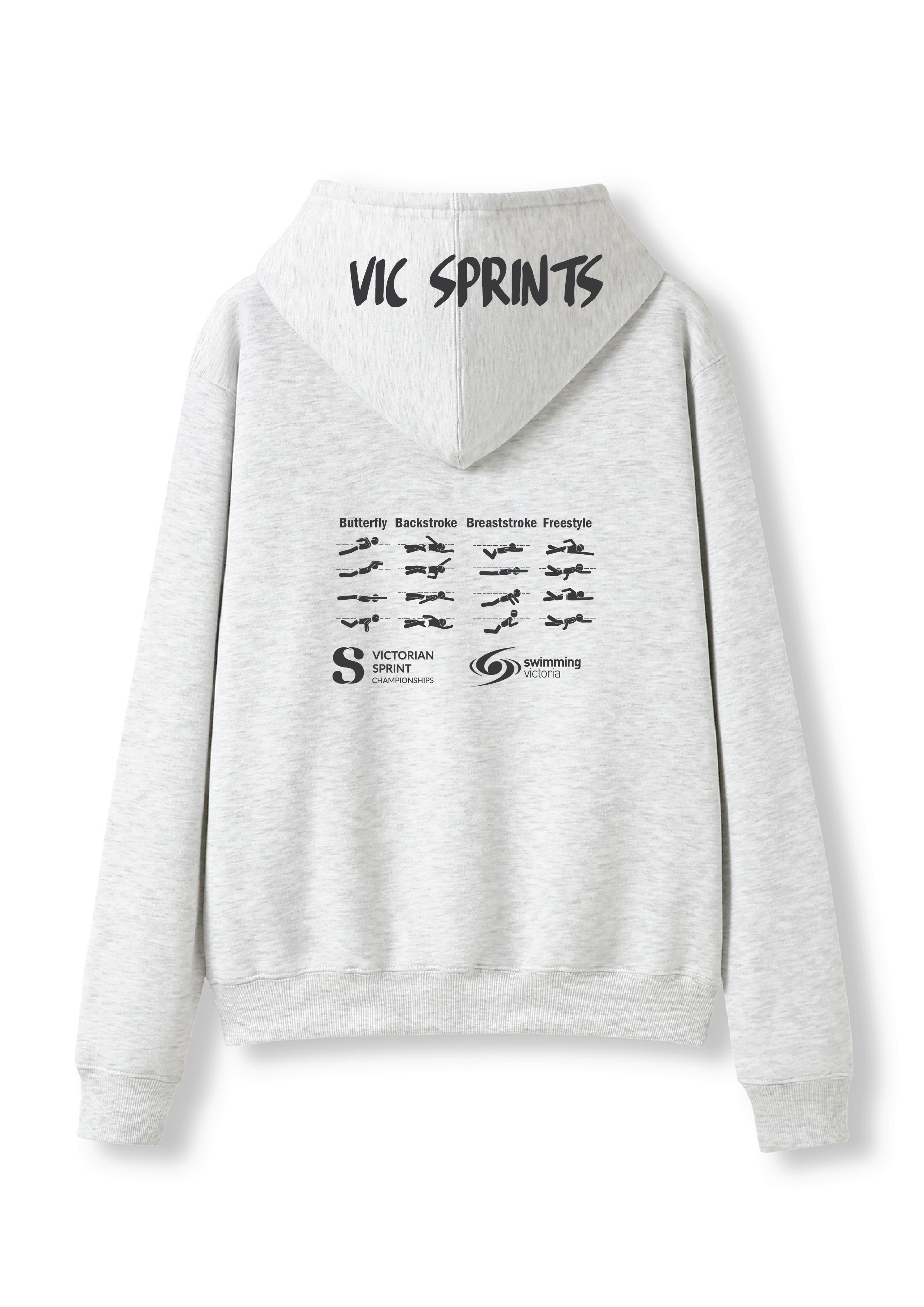 2026 VICTORIAN SPRINT CHAMPIONSHIP HOODIE -  WHITE MARLE