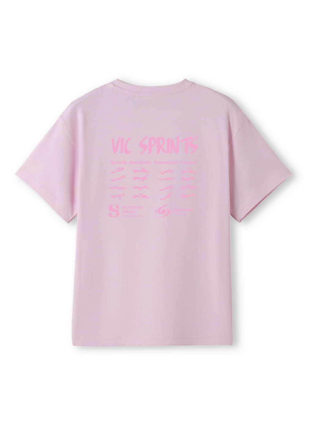 2026 VICTORIAN SPRINT CHAMPIONSHIPS SHORT SLEEVE TEE - PALE PINK