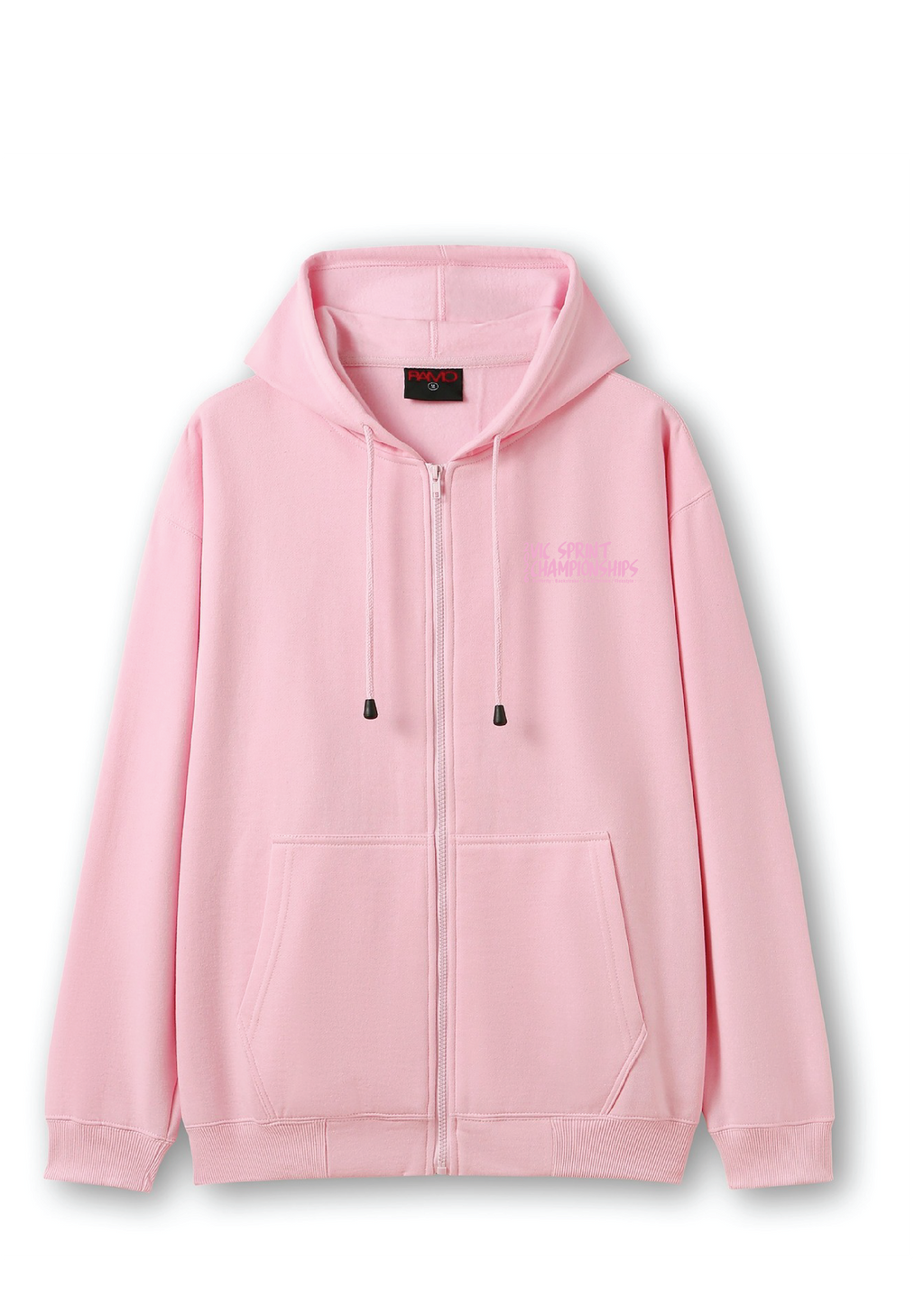 2026 VICTORIAN SPRINT CHAMPIONSHIP ZIP THRU HOODIE- PALE PINK