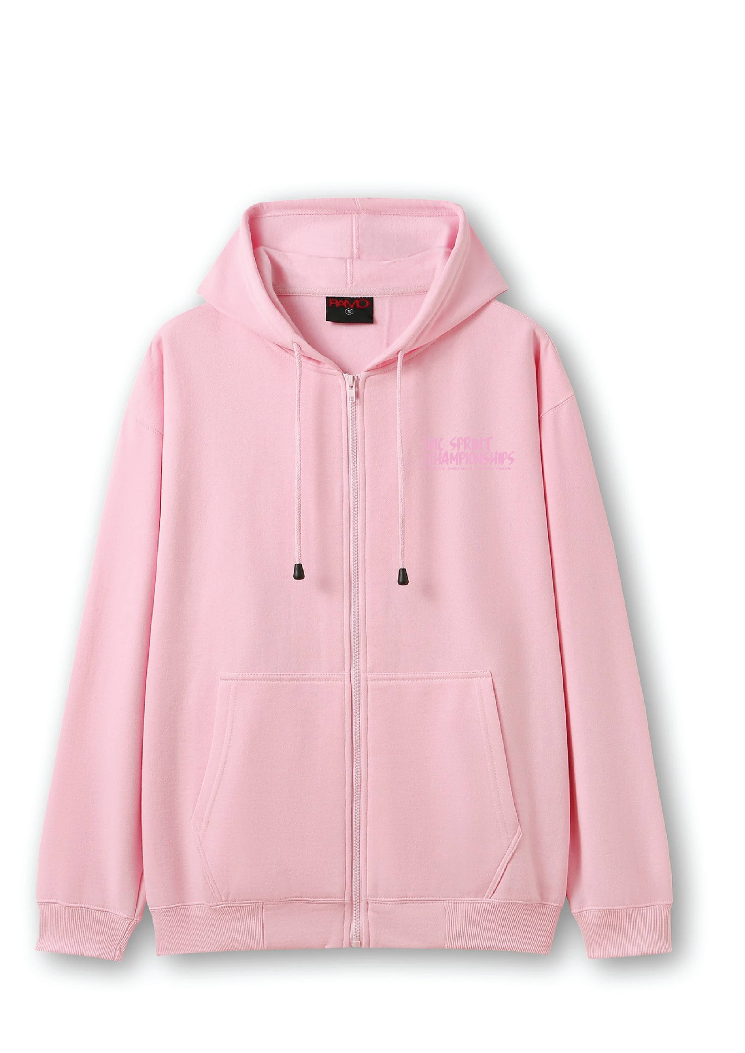 2026 VICTORIAN SPRINT CHAMPIONSHIP ZIP THRU HOODIE- PALE PINK