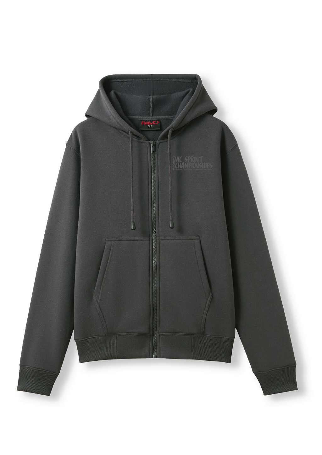 2026 VICTORIAN SPRINT CHAMPIONSHIP ZIP THRU HOODIE- CHARCOAL