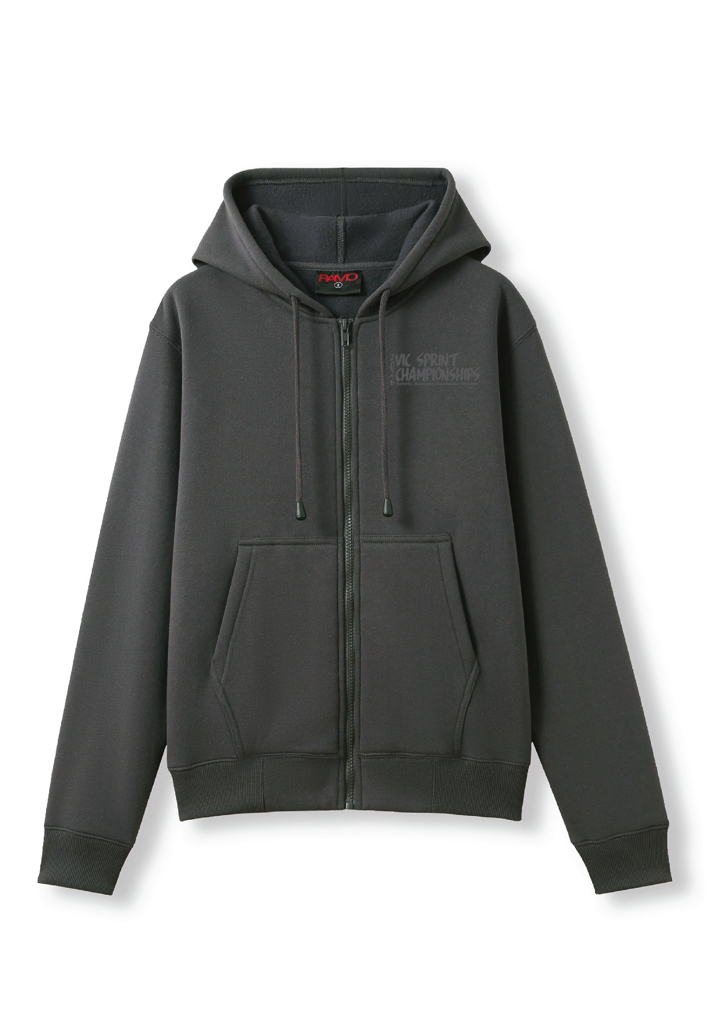 2026 VICTORIAN SPRINT CHAMPIONSHIP ZIP THRU HOODIE- CHARCOAL