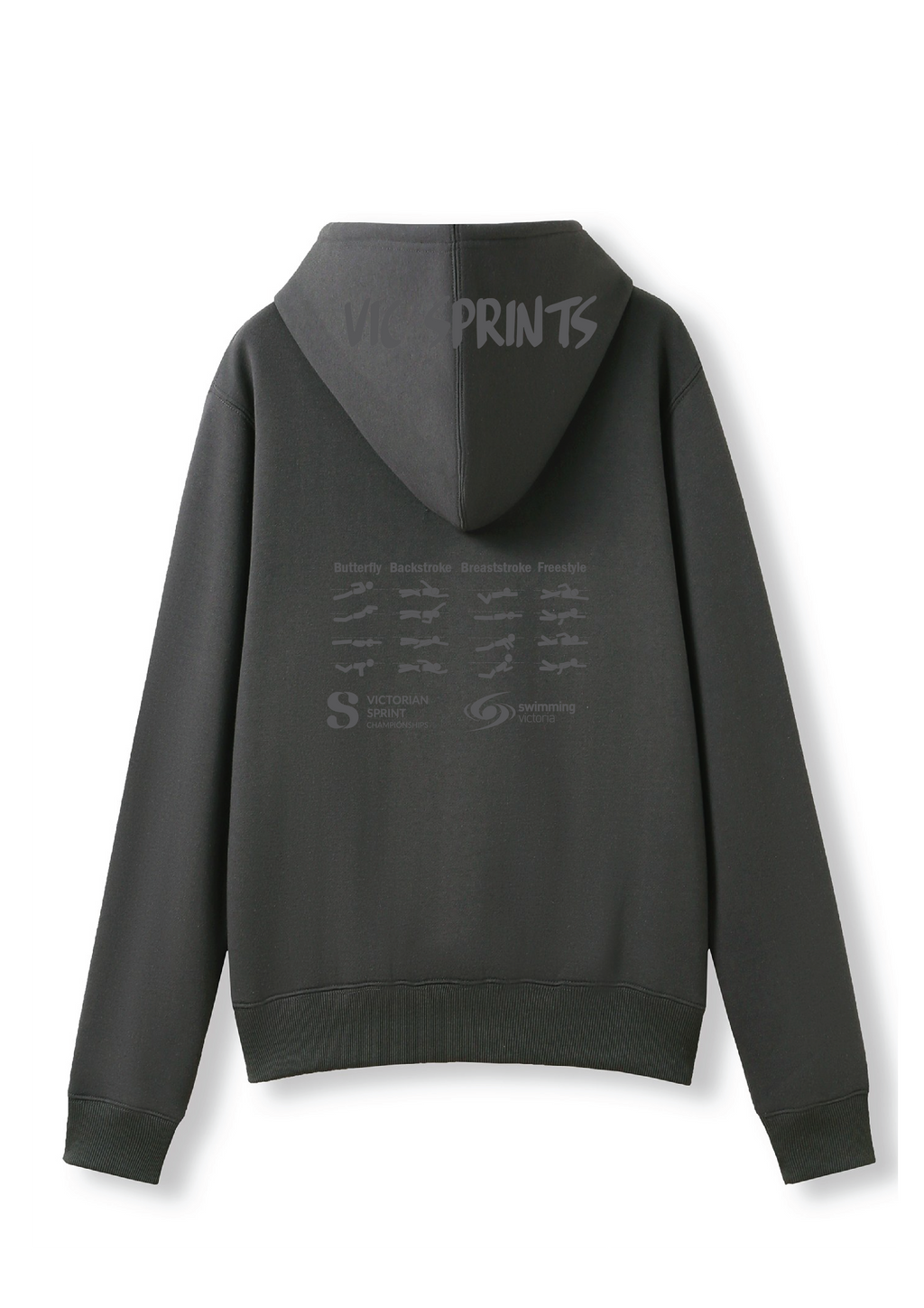 2026 VICTORIAN SPRINT CHAMPIONSHIP ZIP THRU HOODIE- CHARCOAL