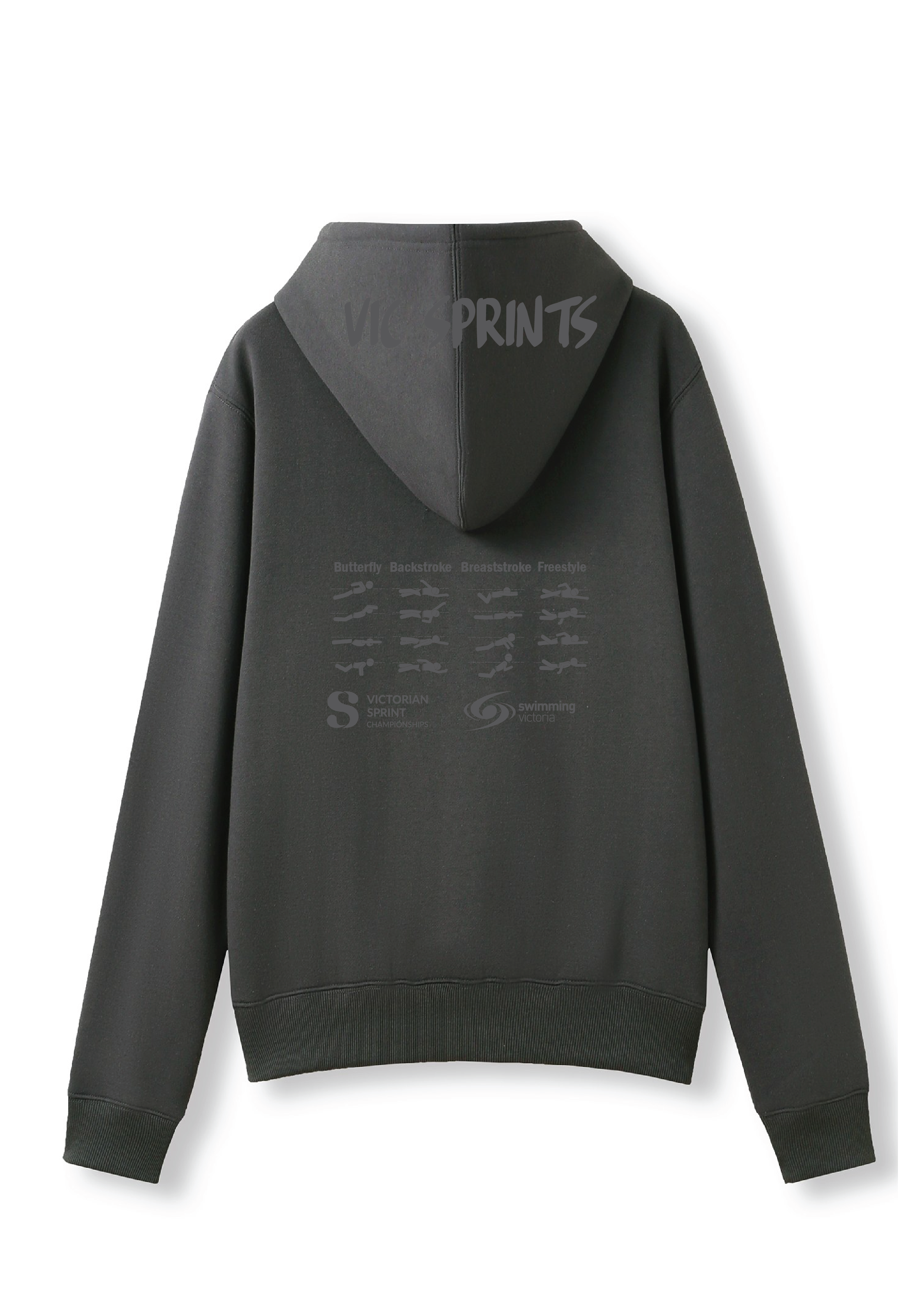2026 VICTORIAN SPRINT CHAMPIONSHIP ZIP THRU HOODIE- CHARCOAL