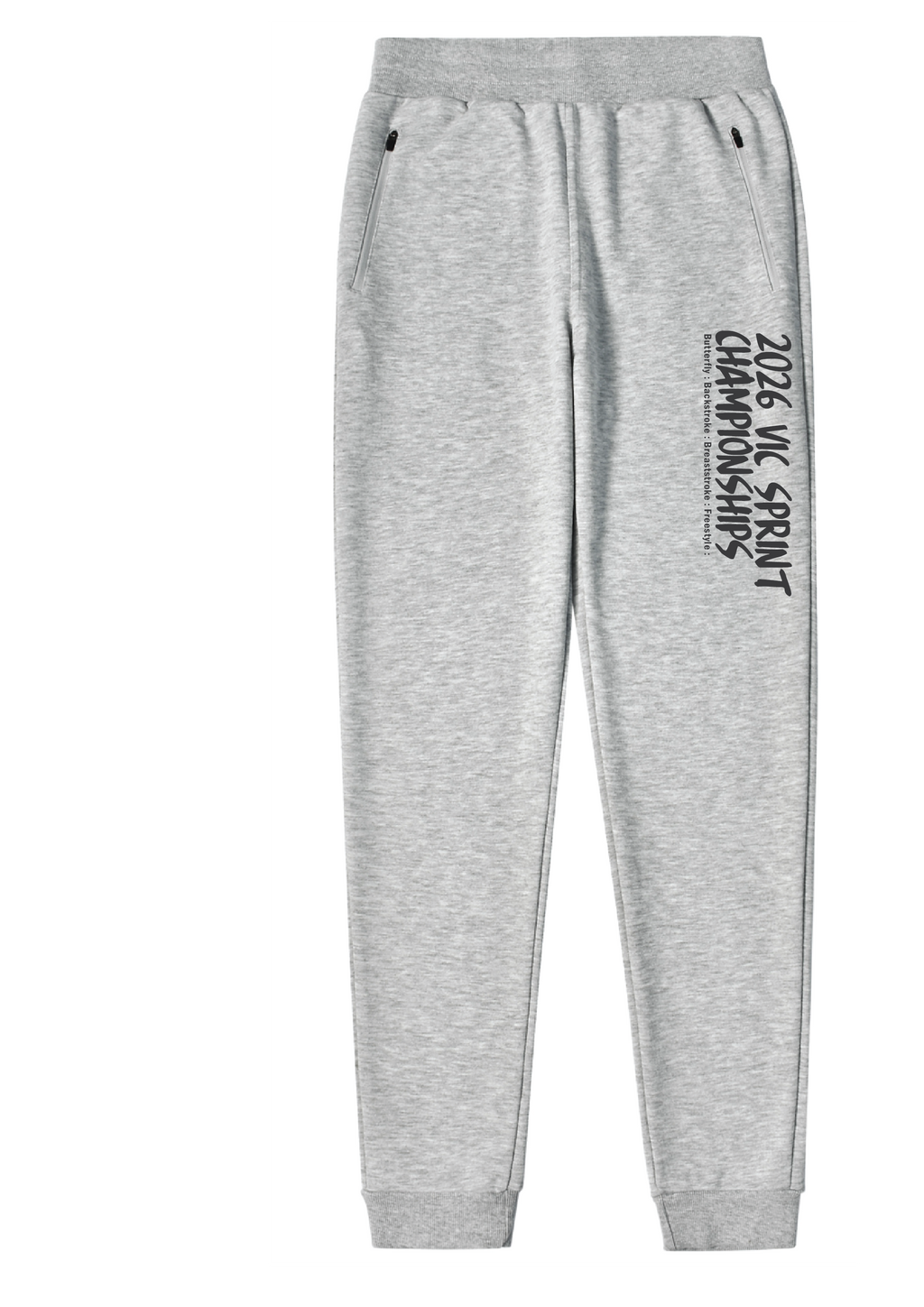 2026 VICTORIAN SPRINT CHAMPIONSHIP TRACKPANT - GREY MARLE / CHARCOAL