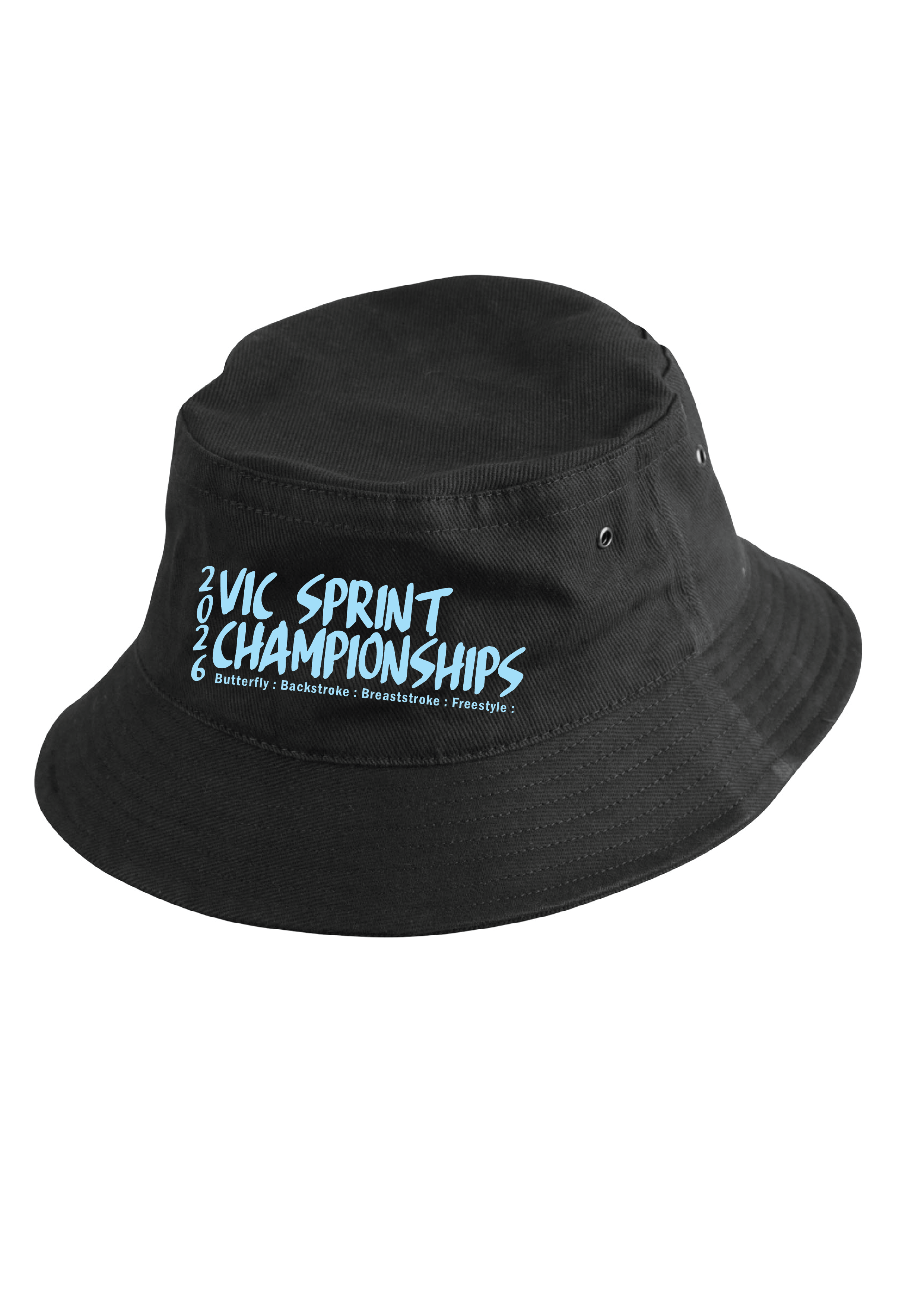2026 VICTORIAN SPRINT CHAMPIONSHIPS BUCKET HAT - BLACK
