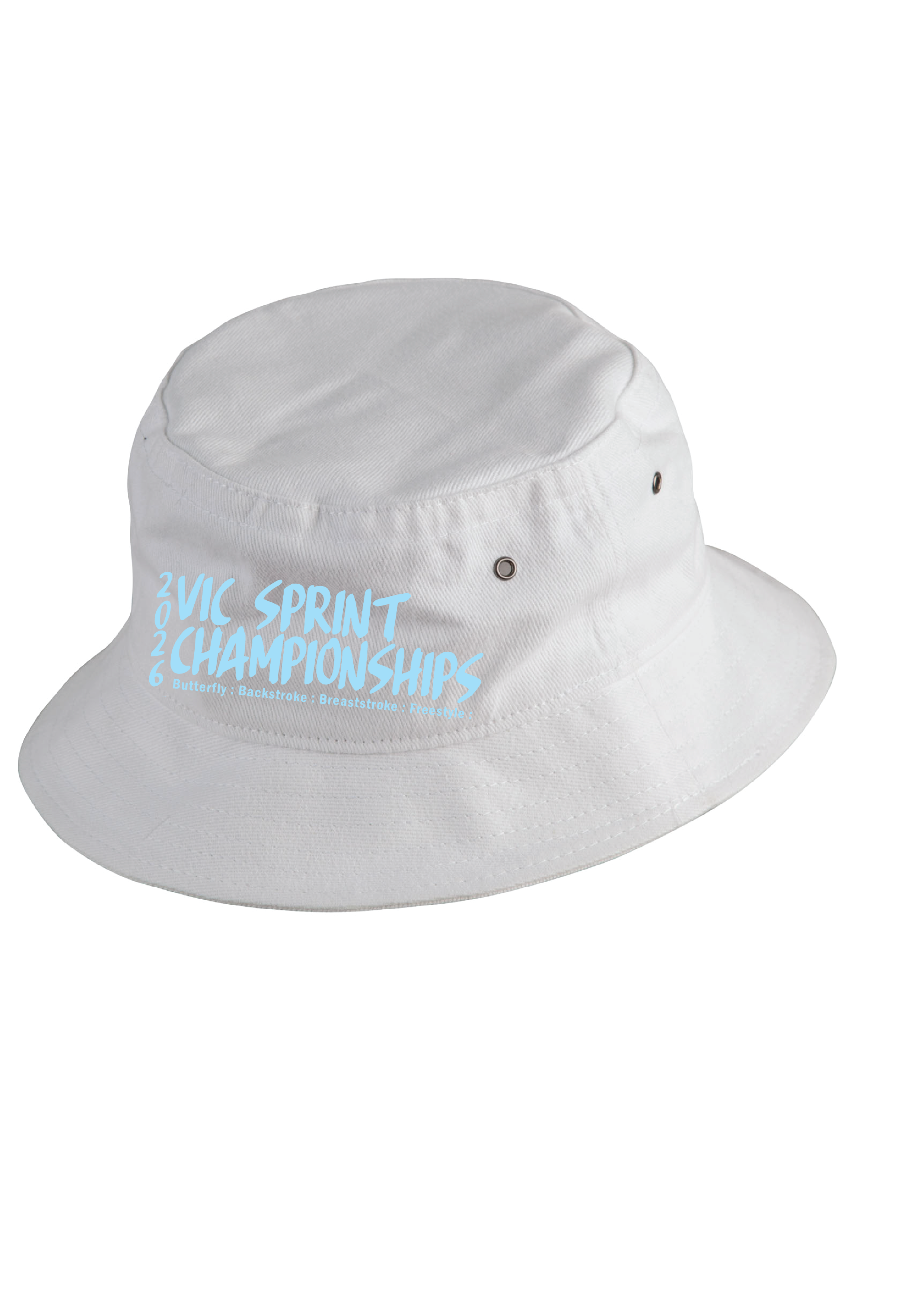 2026 VICTORIAN SPRINT CHAMPIONSHIPS BUCKET HAT - WHITE