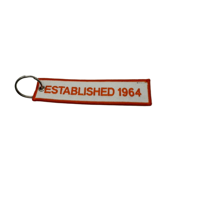 Keychain embroidered - Individual Medley - Orange