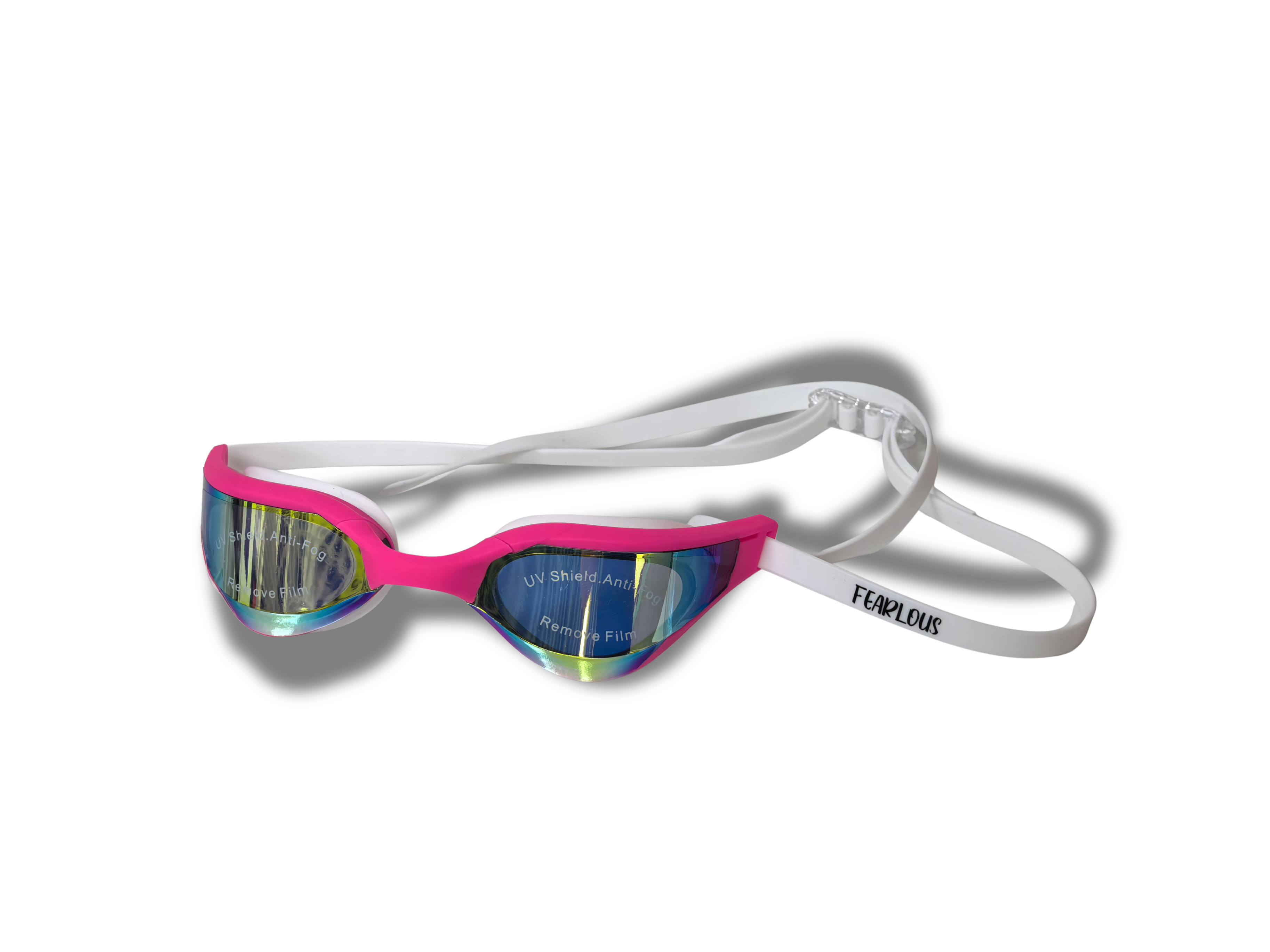 FEARLOUS Goggles - LEOPARD - PINK/WHITE