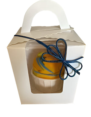 Gifted Boxed Socks - Rule the pool - Orange/yellow