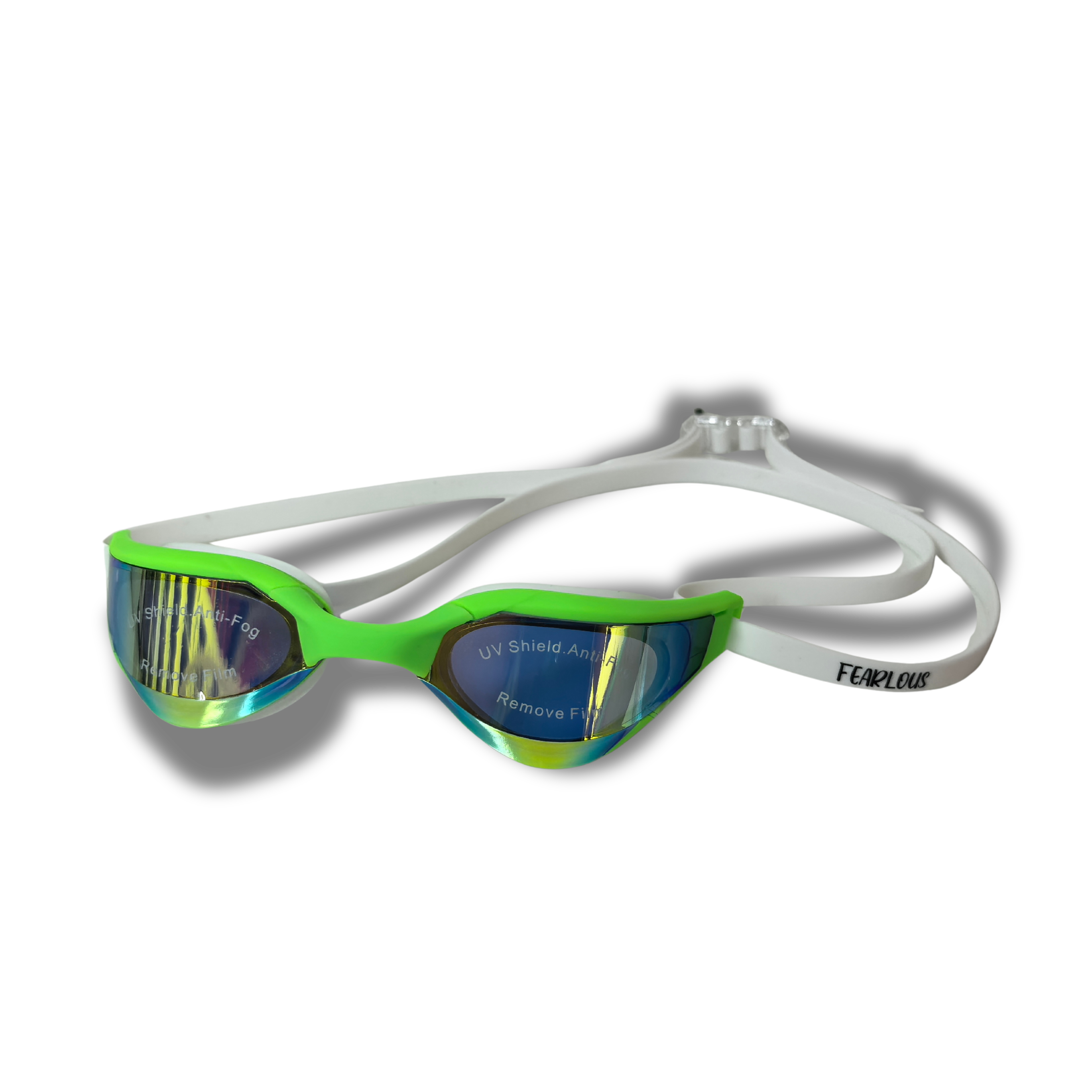 FEARLOUS Goggles - LEOPARD - LIME/WHITE