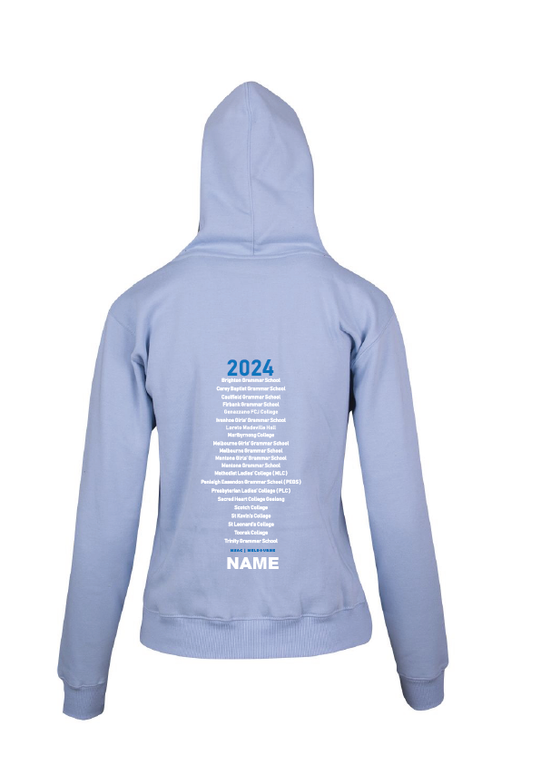 2024 Victorian All School Relay Championship Hoodie -Pale Blue